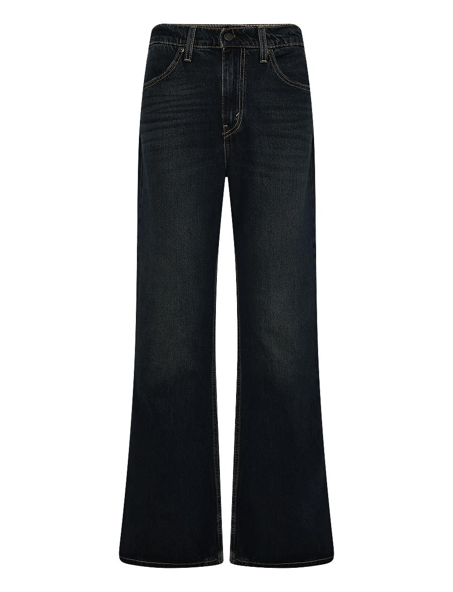 Levi's® - PUDDLE SNAP FLARE HIGH VIBRATI - utsvängda jeans - dark indigo - worn in - 0