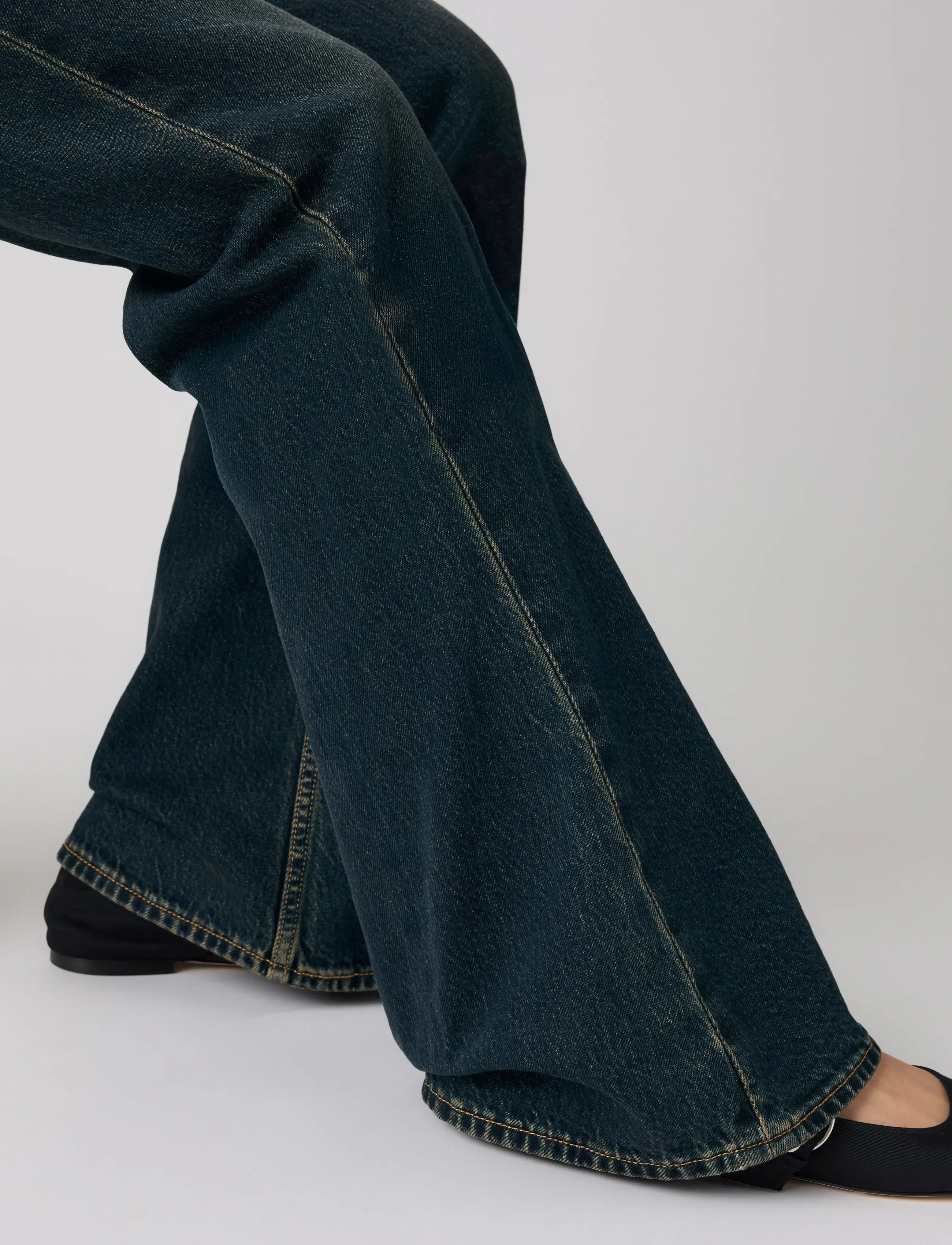 Levi's® - PUDDLE SNAP FLARE HIGH VIBRATI - flared jeans - dark indigo - worn in - 4