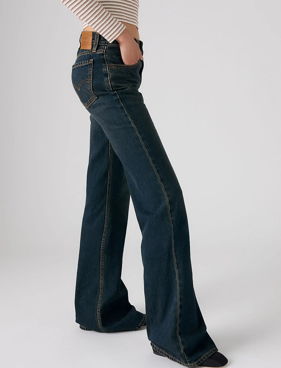 Levi's® - PUDDLE SNAP FLARE HIGH VIBRATI - flared jeans - dark indigo - worn in - 5
