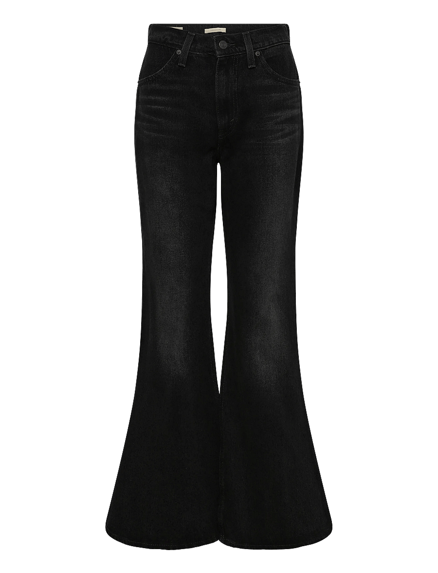 Levi's® - PUDDLE SNAP FLARE DROP THE HAM - flared jeans - med indigo - worn in - 0
