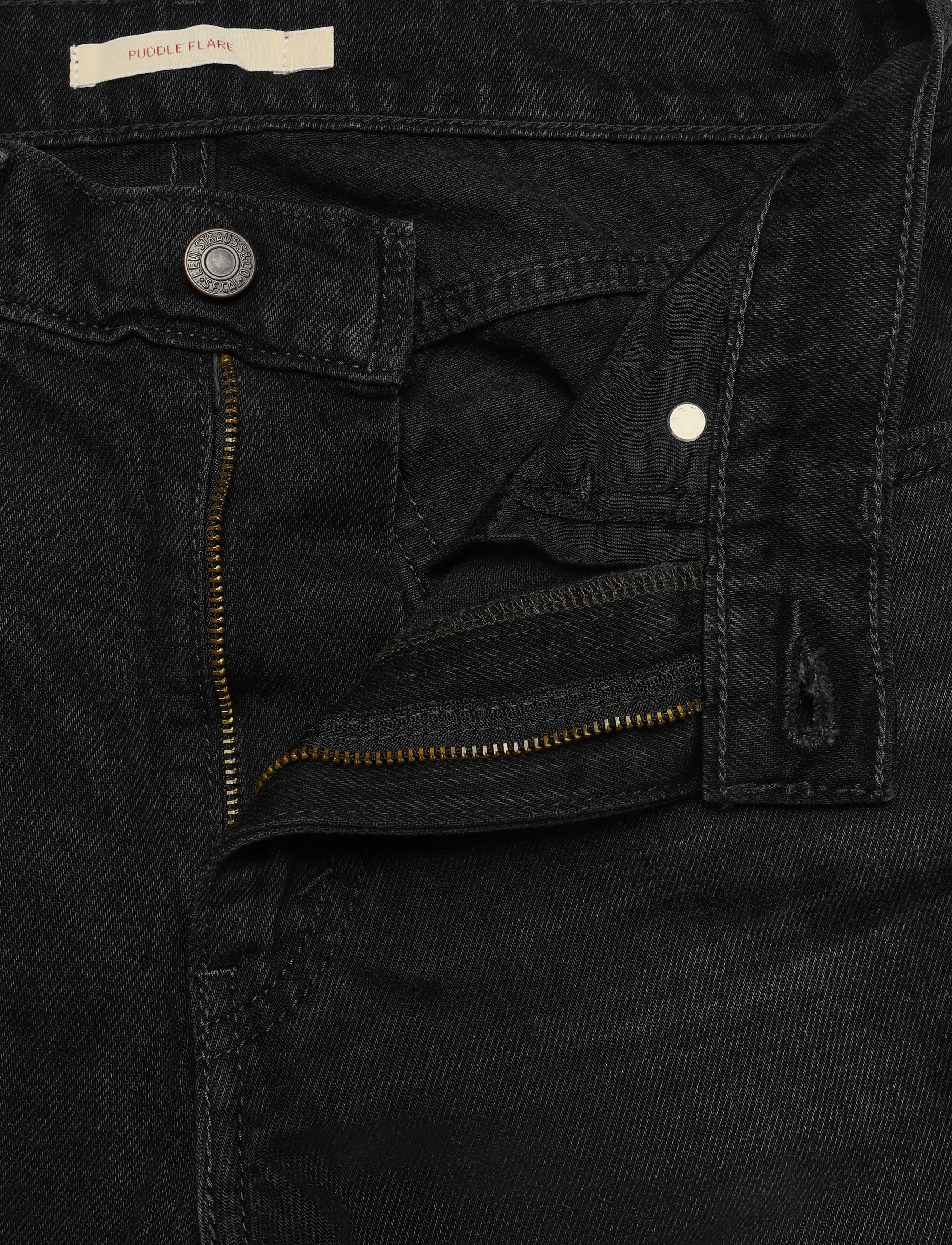 Levi's® - PUDDLE SNAP FLARE DROP THE HAM - flared jeans - med indigo - worn in - 3
