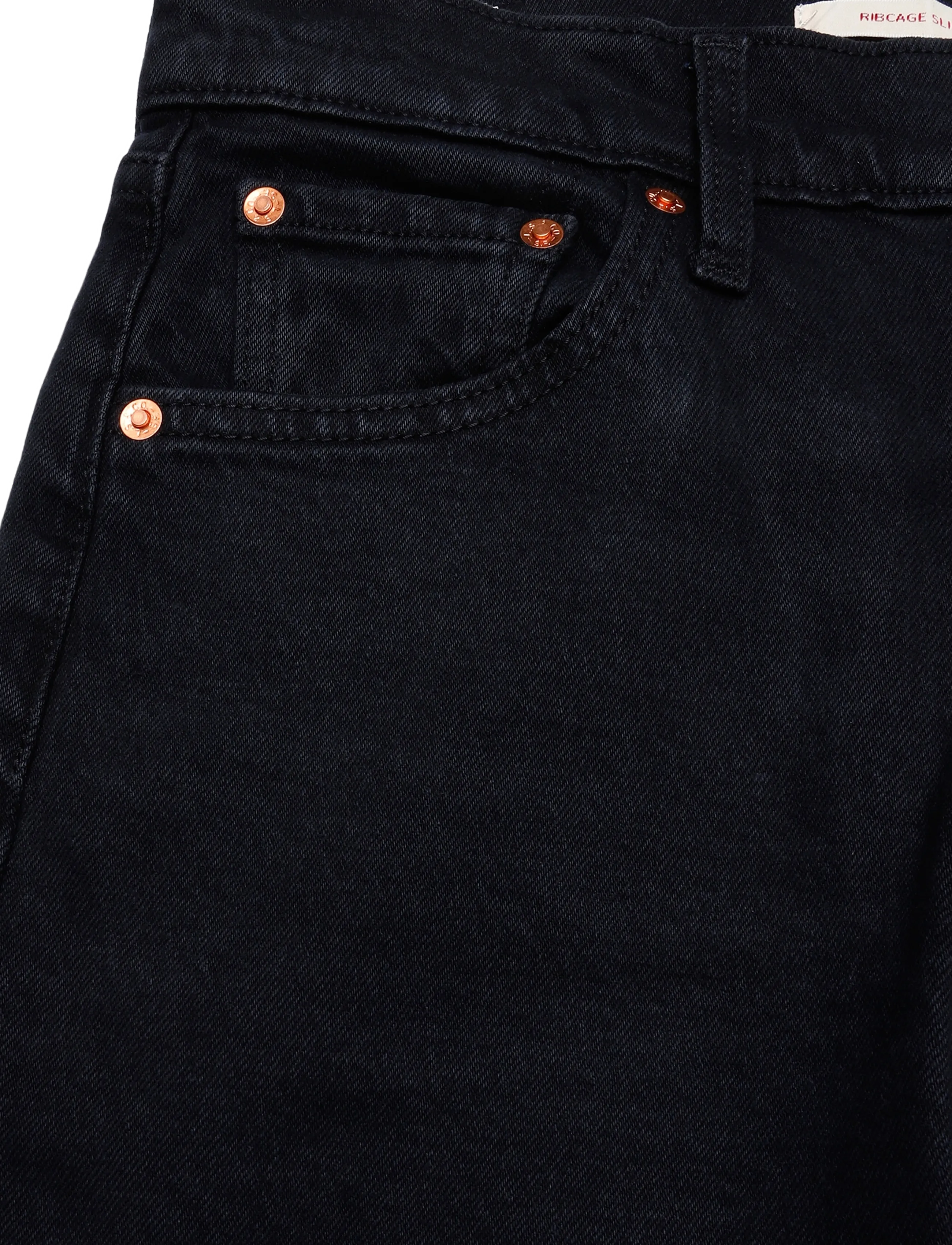 Levi's® - RIBCAGE SLIM SLIGHT NIGHT STR - slim fit jeans - blacks - 2