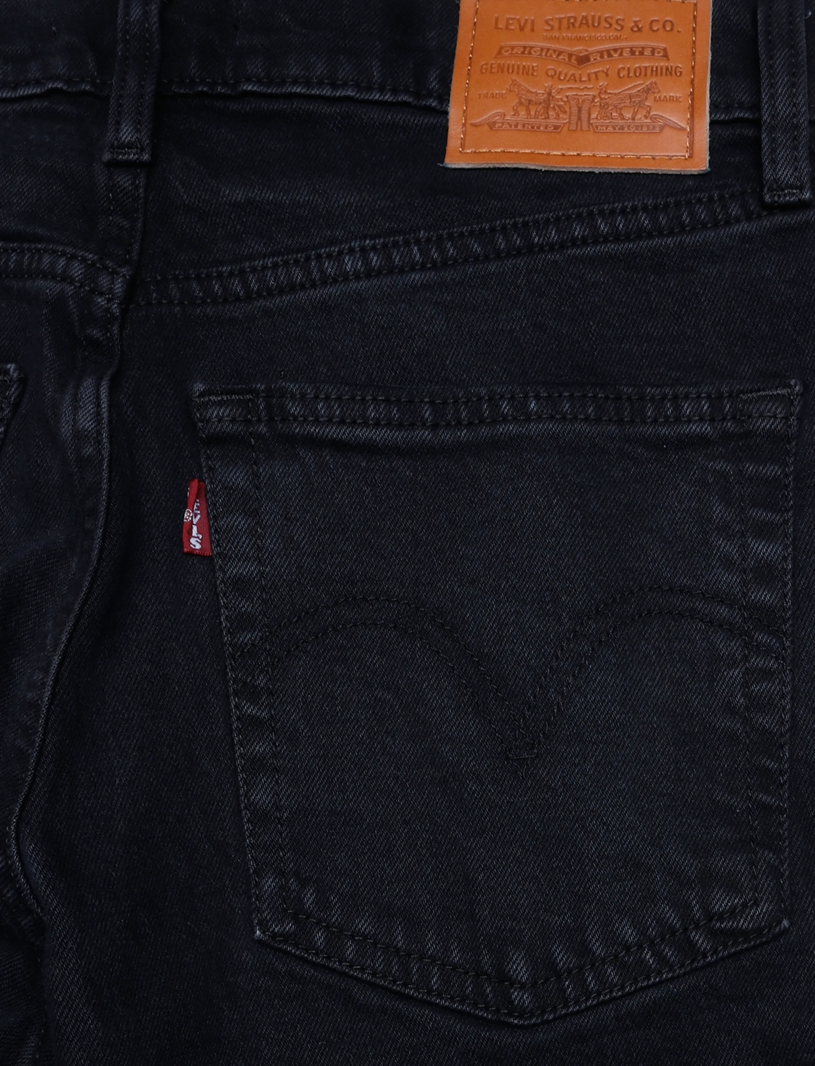 Levi's® - RIBCAGE SLIM SLIGHT NIGHT STR - slim fit jeans - blacks - 4