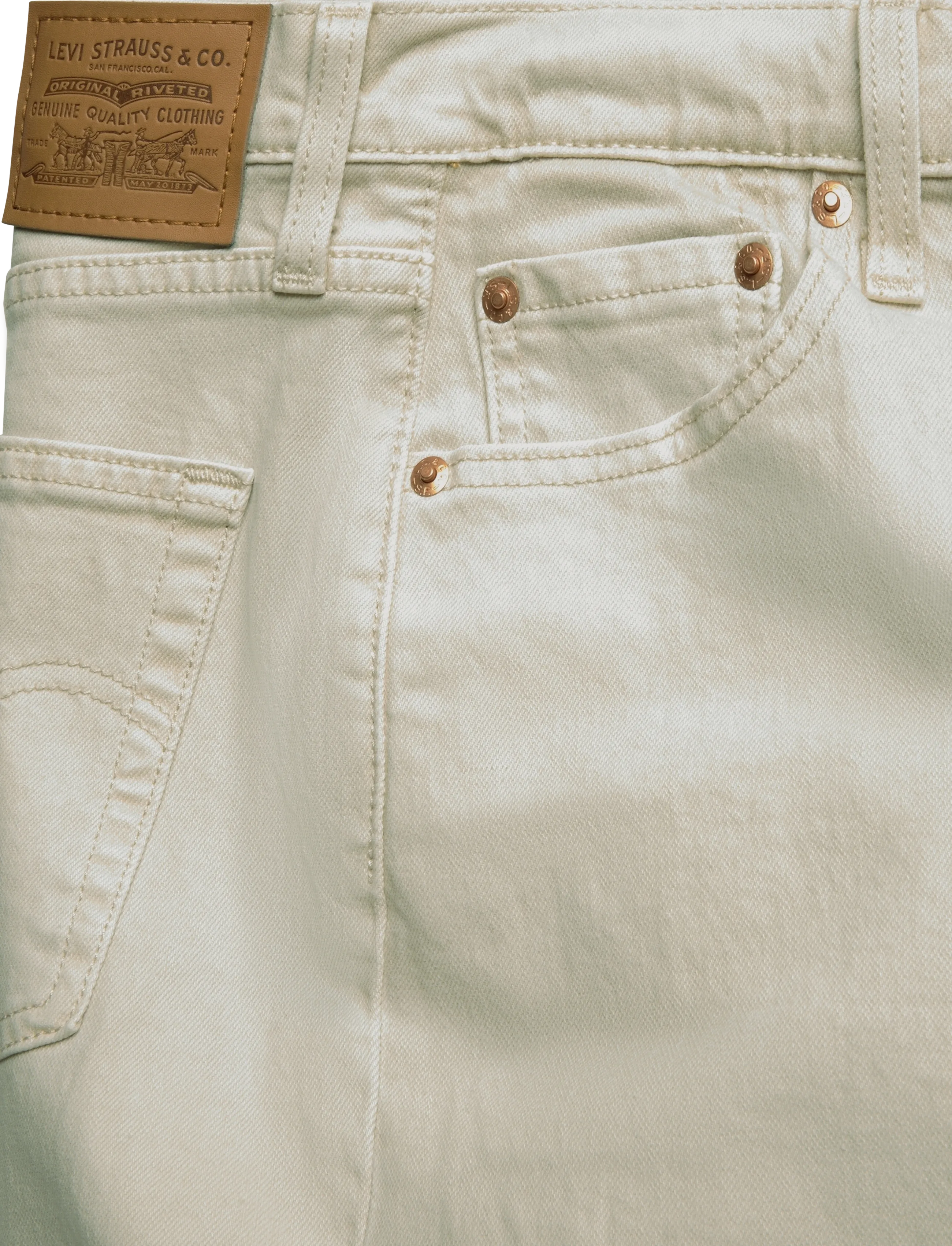 Levi's® - RIBCAGE SLIM TO THE BONE STR - slim jeans - neutrals - 2