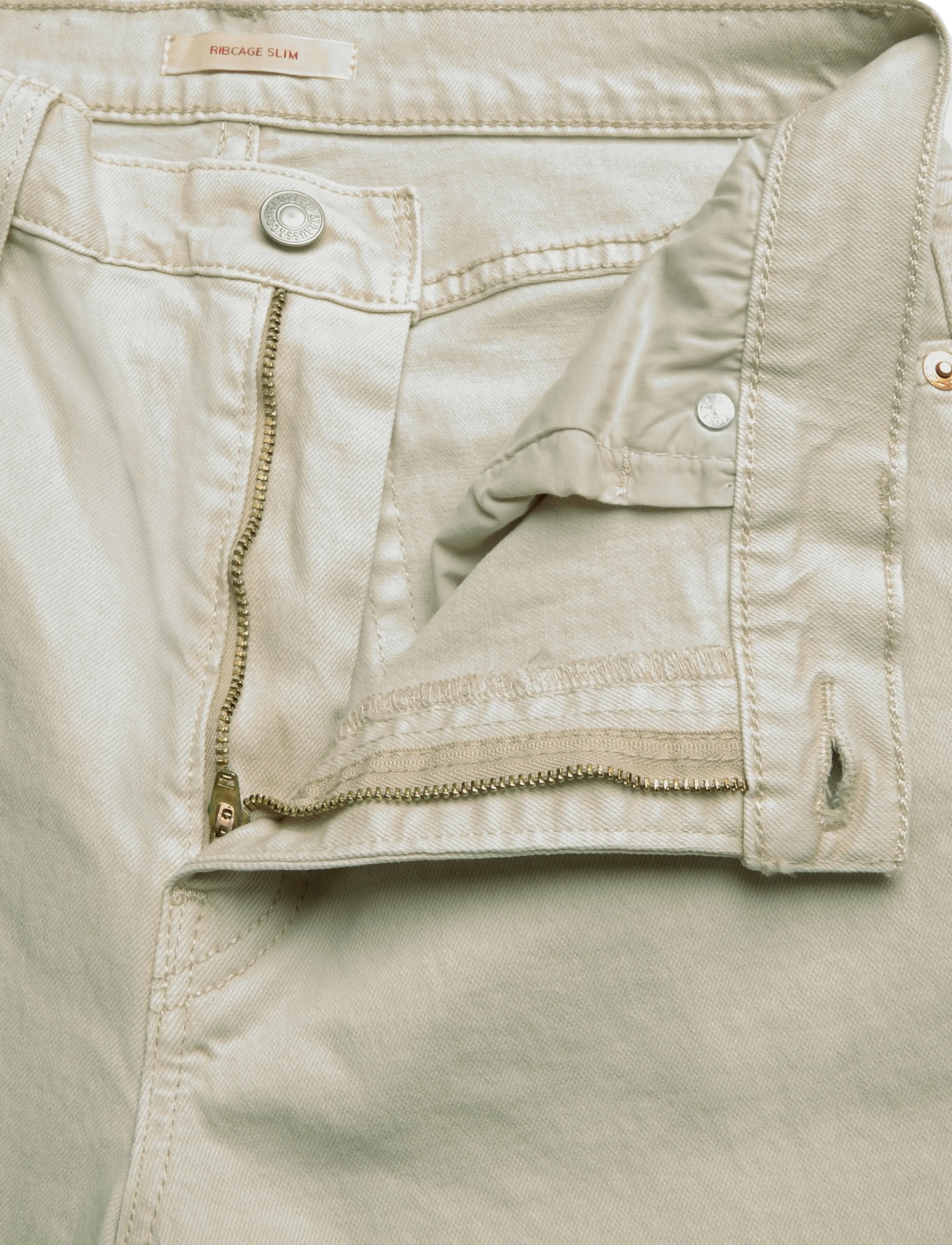 Levi's® - RIBCAGE SLIM TO THE BONE STR - slim jeans - neutrals - 3