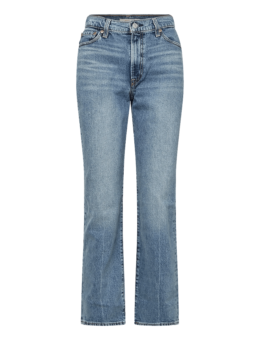 Levi's® - RIBCAGE SLIM SWEET NOON - slim fit jeans - med indigo - worn in - 0