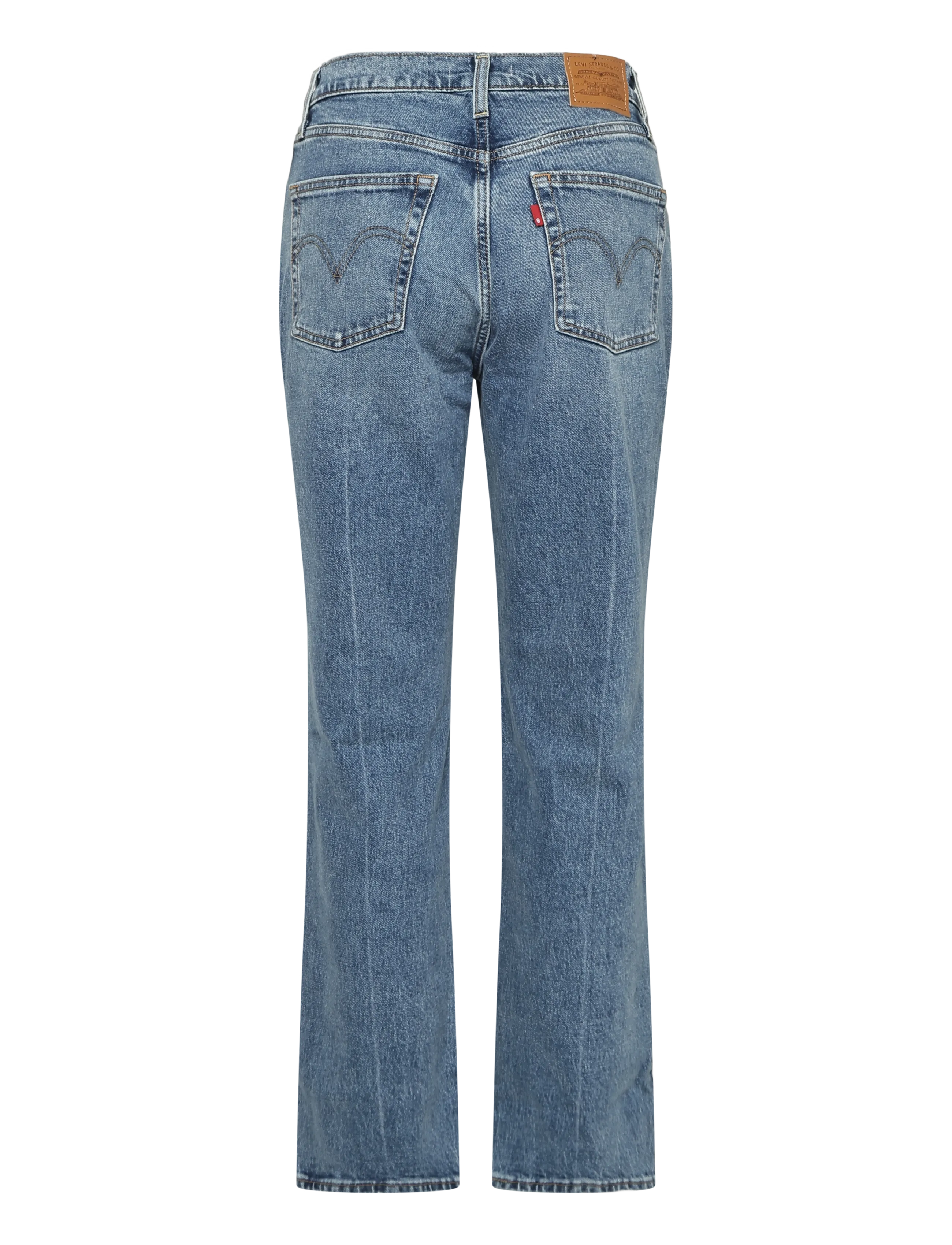 Levi's® - RIBCAGE SLIM SWEET NOON - slim fit jeans - med indigo - worn in - 1