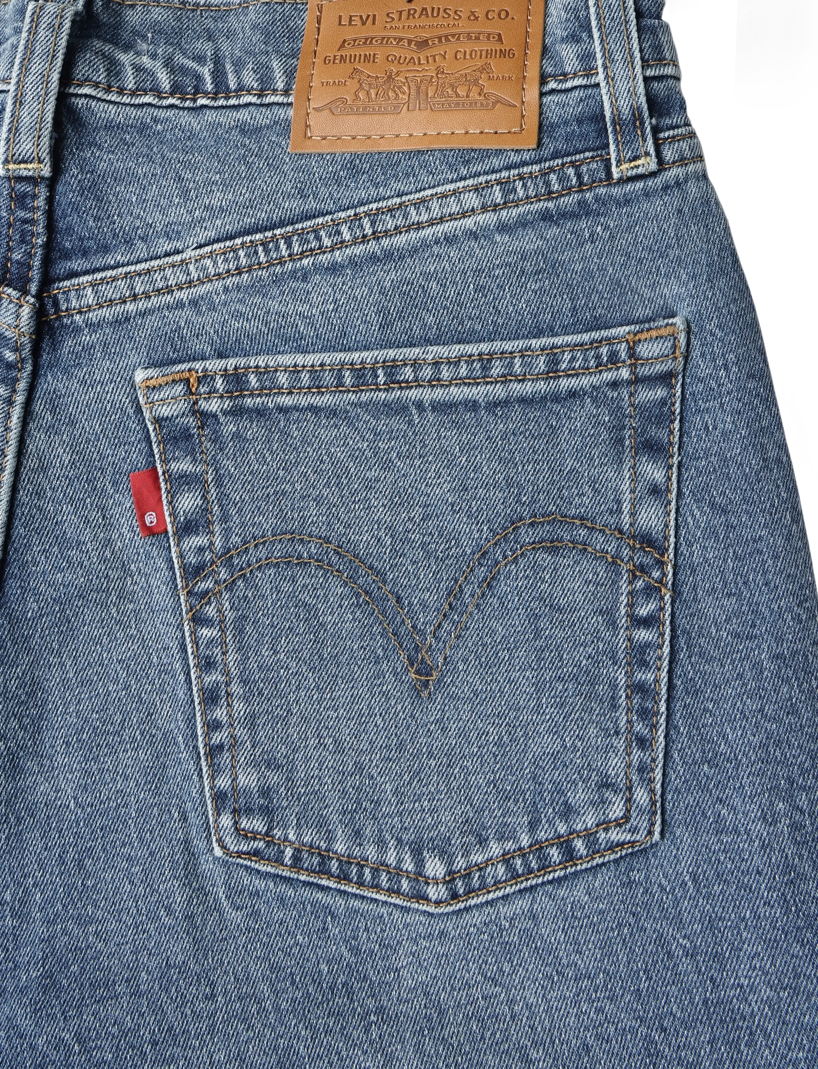 Levi's® - RIBCAGE SLIM SWEET NOON - slim fit jeans - med indigo - worn in - 4