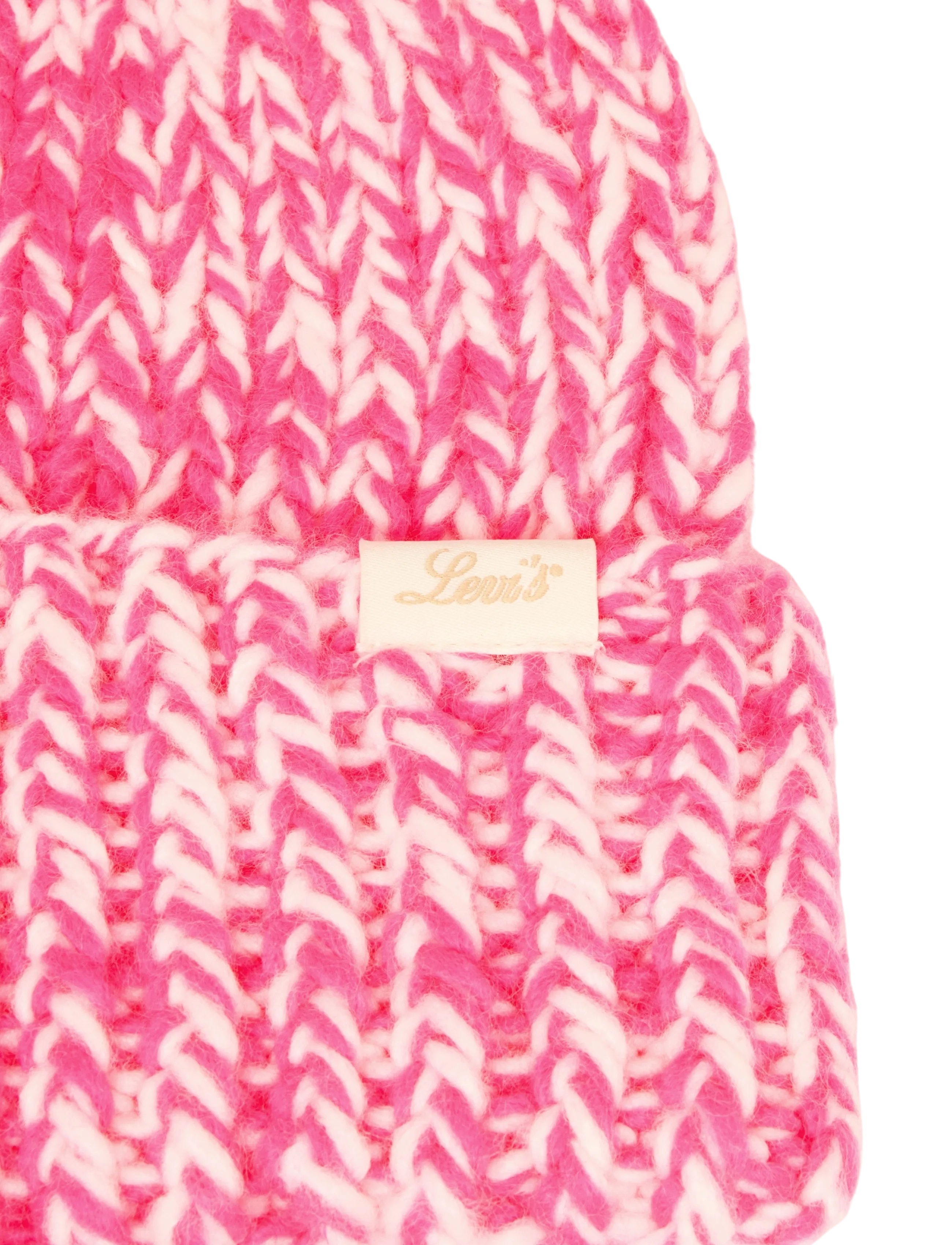 Levi's® - GIGI CHUNKY BEANIE PIN GLO - mössor - pinks - 3