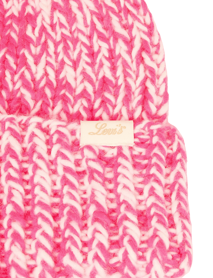 Levi's® - GIGI CHUNKY BEANIE PIN GLO - mössor - pinks - 3