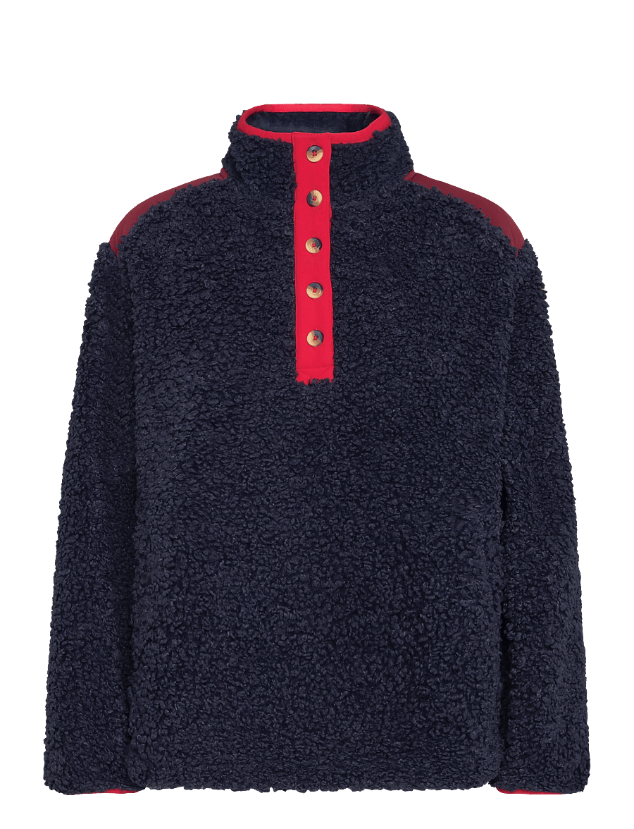 Levi's® - IRIS PULLOVER SHERPA FLEECE NA - fleeces & midlayers - blues - 0