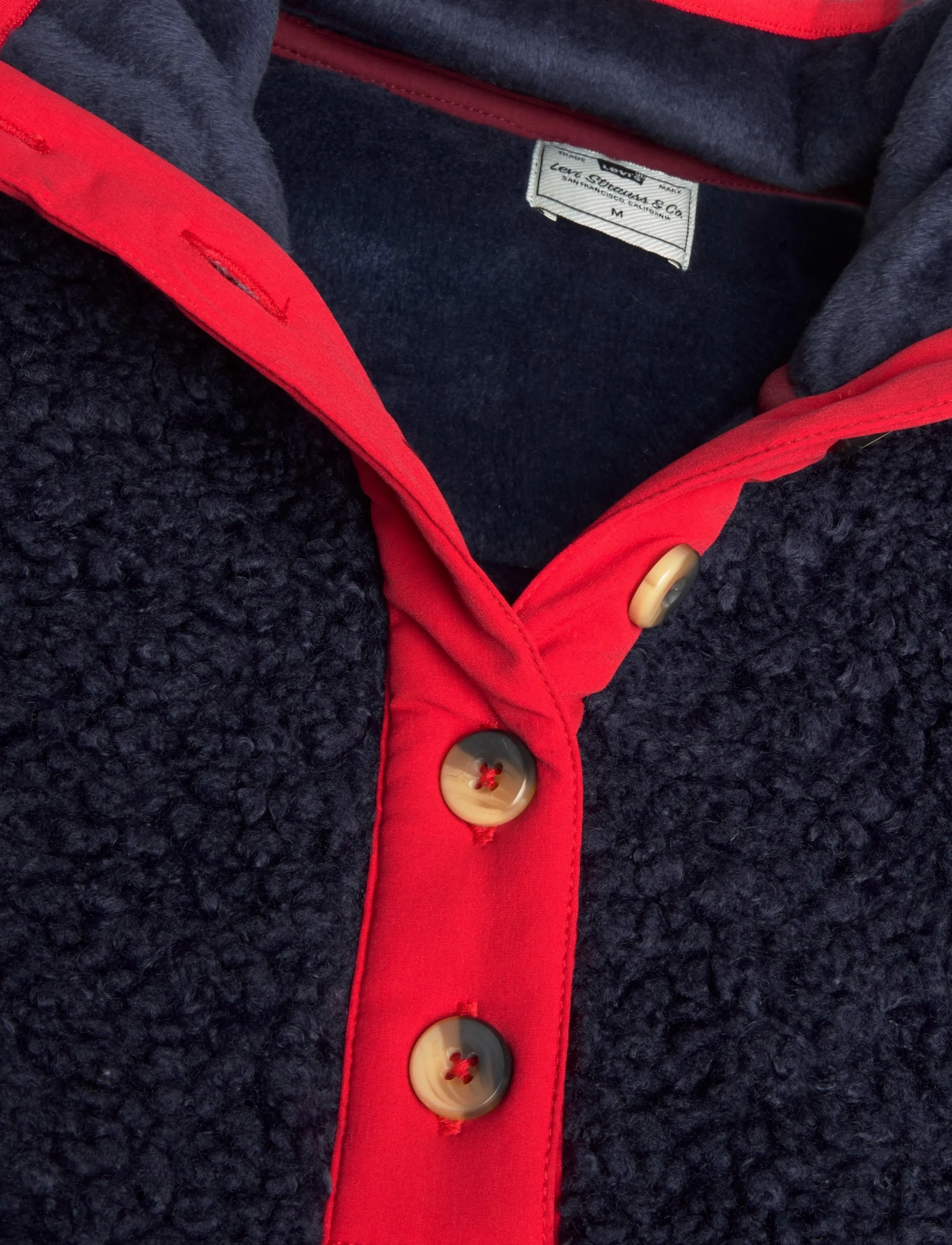 Levi's® - IRIS PULLOVER SHERPA FLEECE NA - fleeces & midlayers - blues - 2