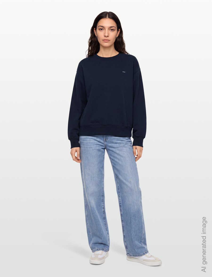 Levi's® - EVERYDAY CREWNECK SWEATSHIRT N - everyday style - blues - 0