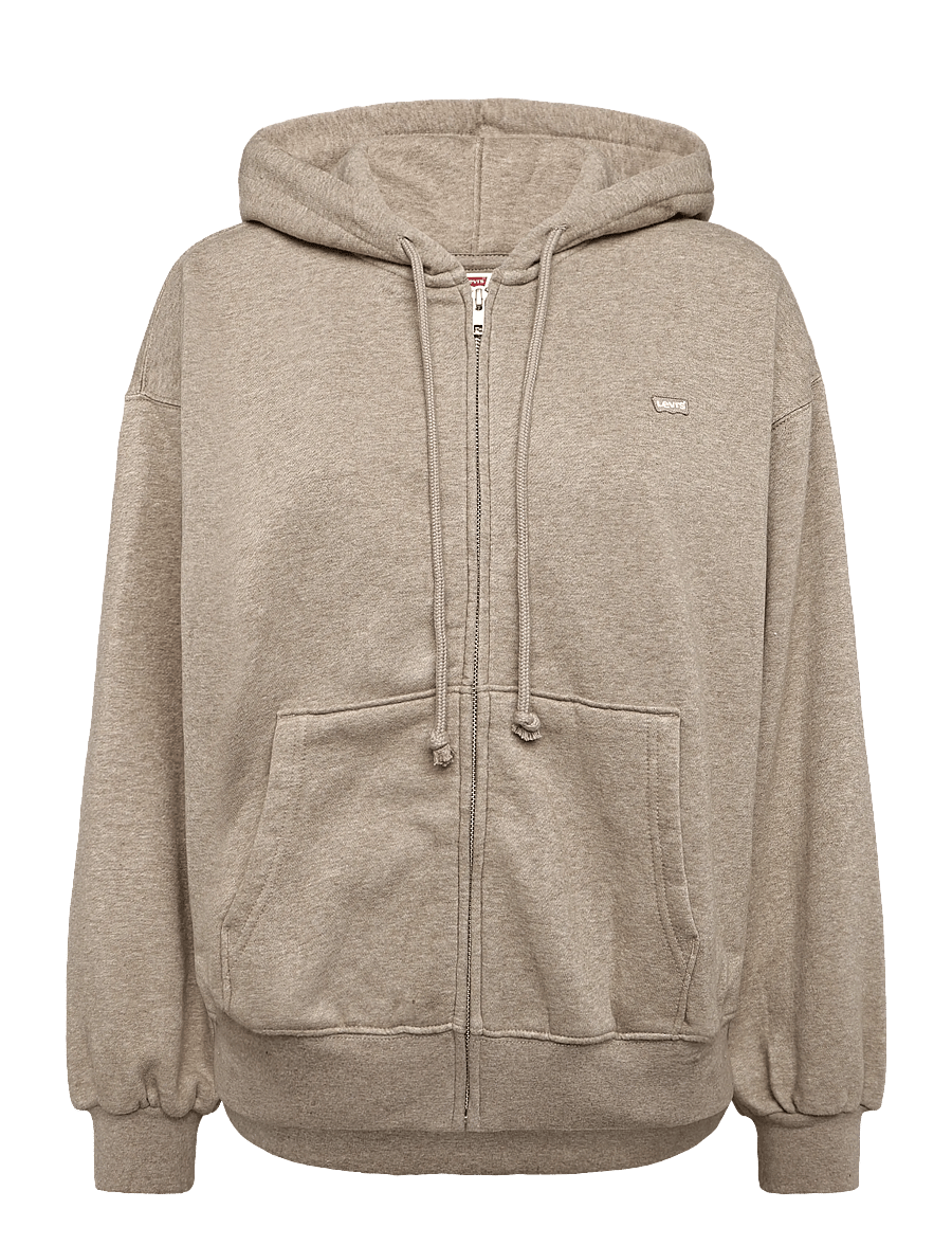 Levi's® - EVERYDAY FULL ZIP HOODIE SWEAT - hoodies - browns - 0
