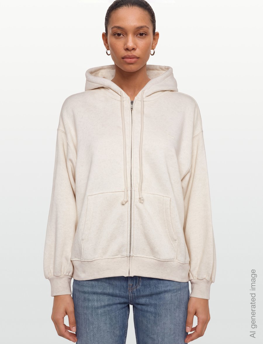 Levi's® - EVERYDAY FULL ZIP HOODIE SWEAT - hoodies - neutrals - 3