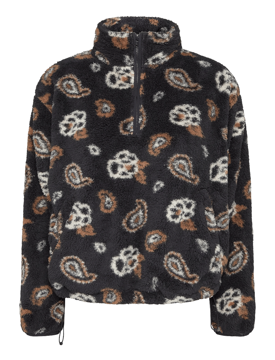 Levi's® - ATWOOD SHERPA 1/4 ZIP PAISLEY - fleeces & midlayers - neutrals - 1