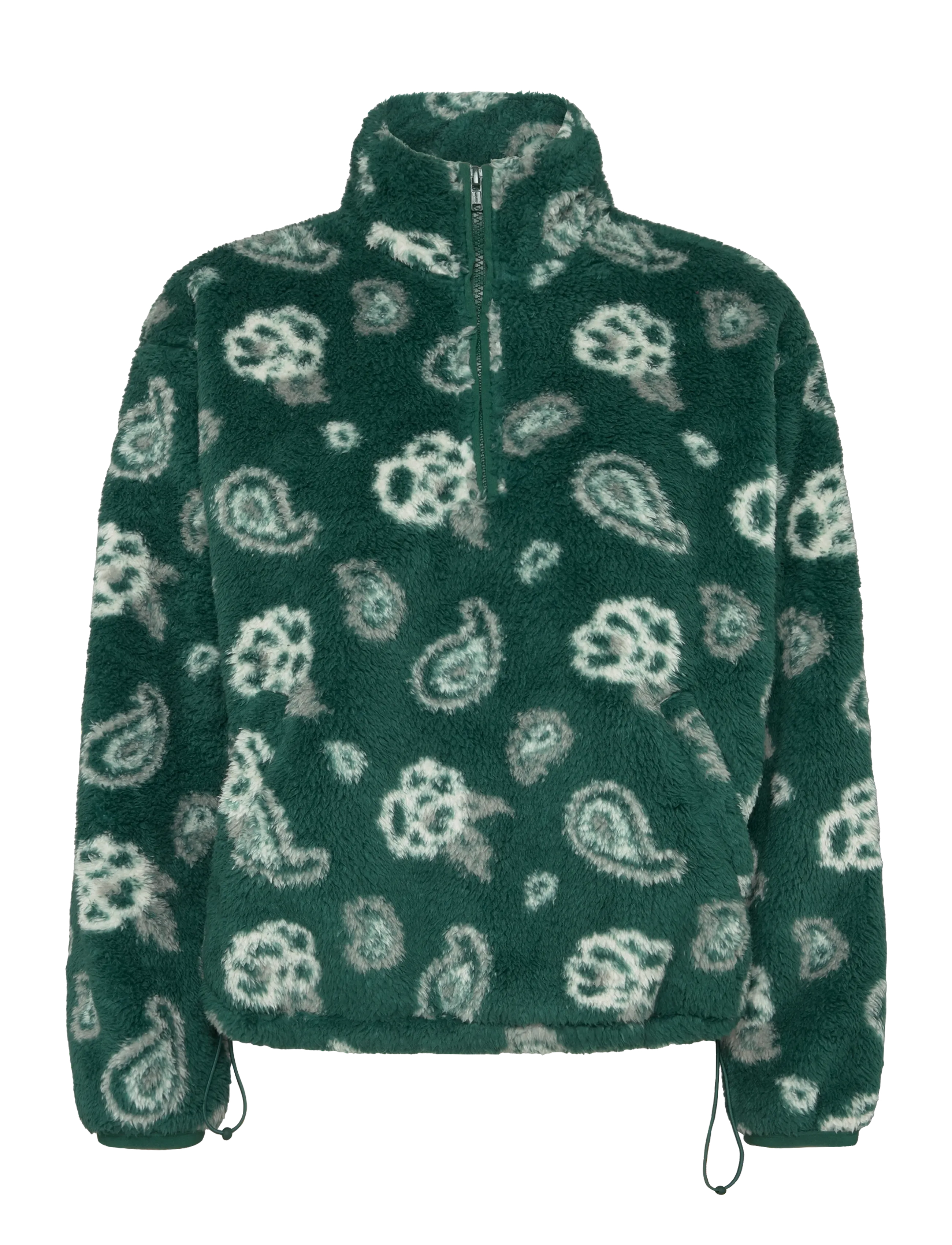 Levi's® ATWOOD SHERPA 1/4 ZIP PAISLEY - Kleidung - GREENS / green