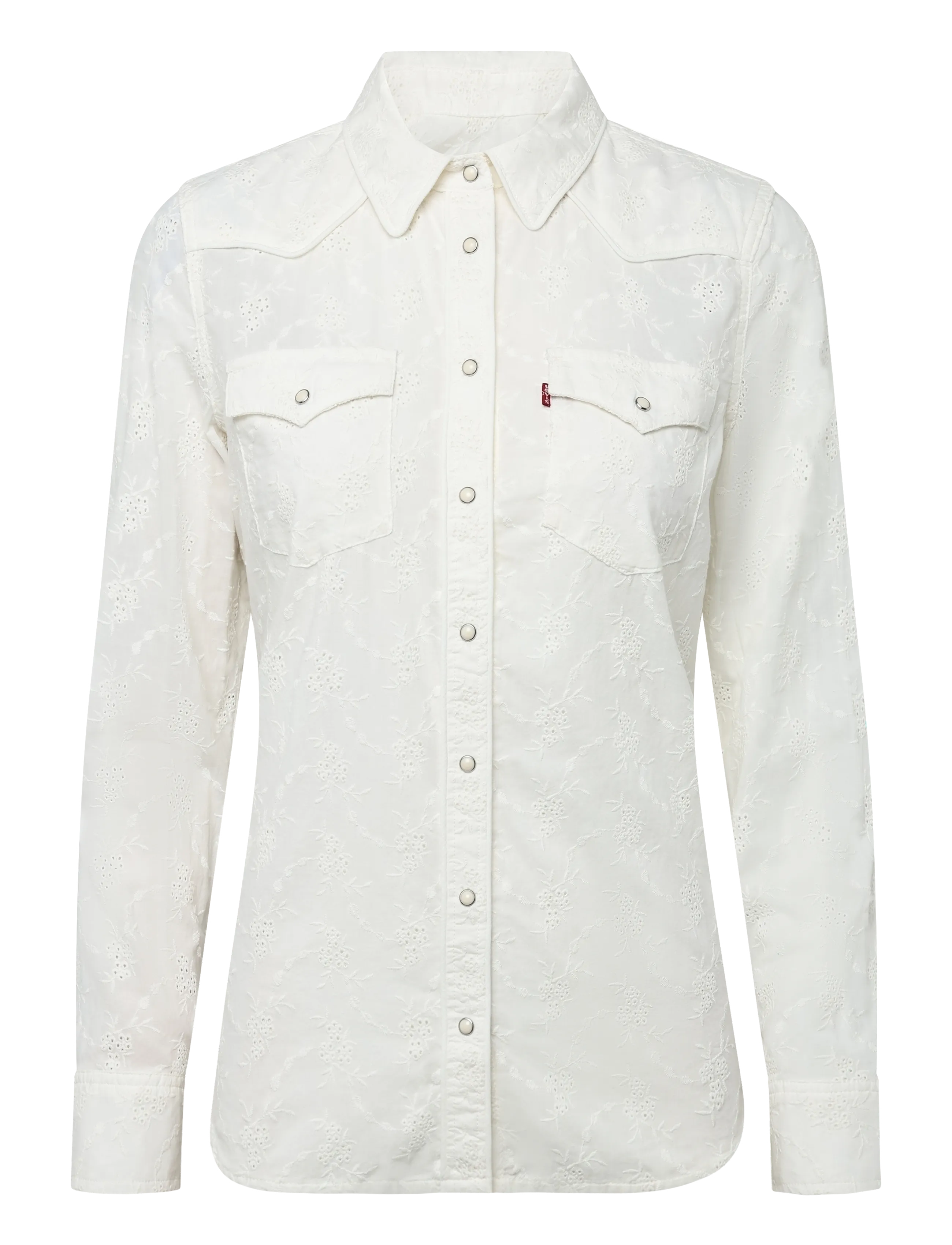 Levi's® HERITAGE WESTERN EYELET SHIRT - Kläder - NEUTRALS / cream