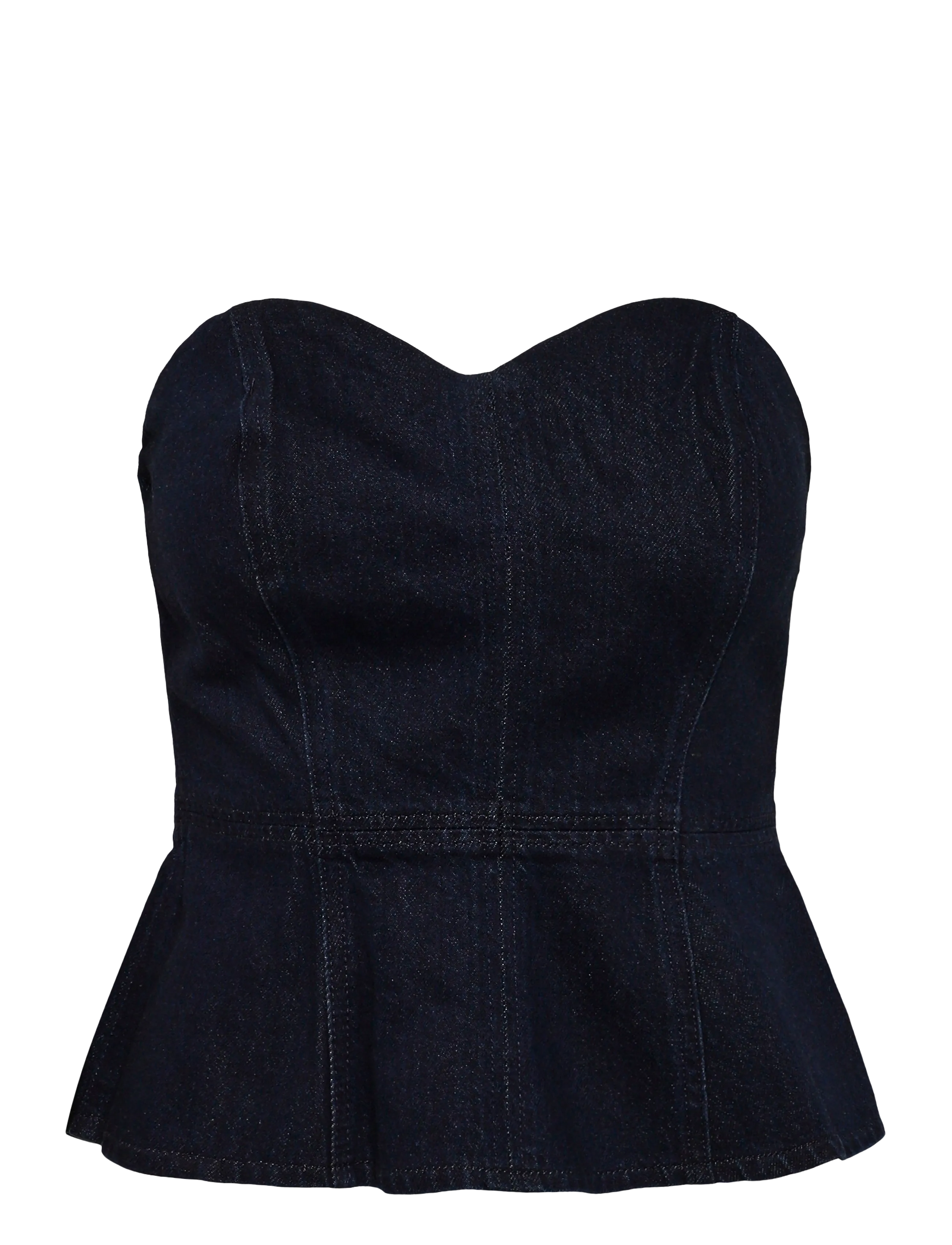 Levi's® SWEETHEART BUSTIER BIG BRAG BU - Lühikesed topid - DARK INDIGO - FLAT FINISH / navy