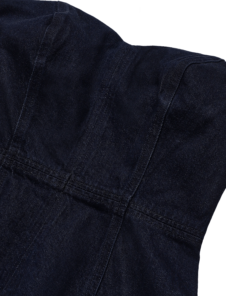 Levi's® - SWEETHEART BUSTIER BIG BRAG BU - crop tops - dark indigo - flat finish - 2