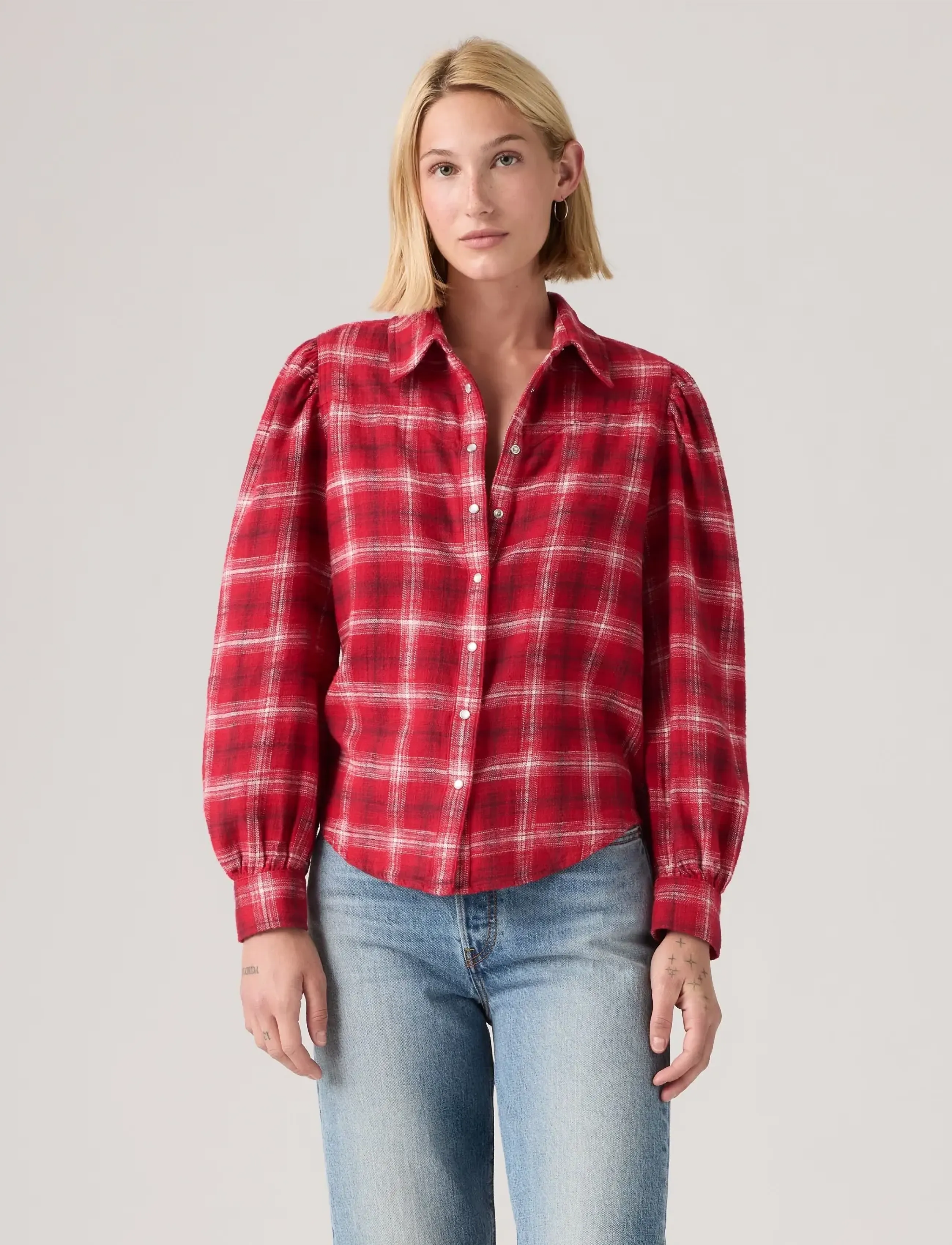 Levi's® - JUNA WESTERN SHIRT ISOLDE PLAI - teksasärgid - multi-color - 4