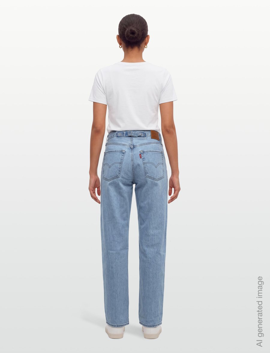 Levi's® - LOOSE TAPER H226 MESSAGE SENT - tapered jeans - med indigo - worn in - 4