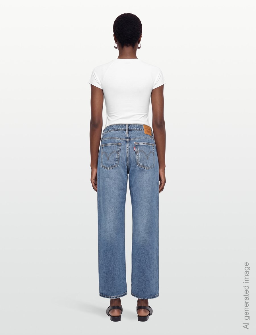 Levi's® - LOW STRAIGHT REAL RECOGNIZE RE - igapäevane stiil - med indigo - worn in - 4