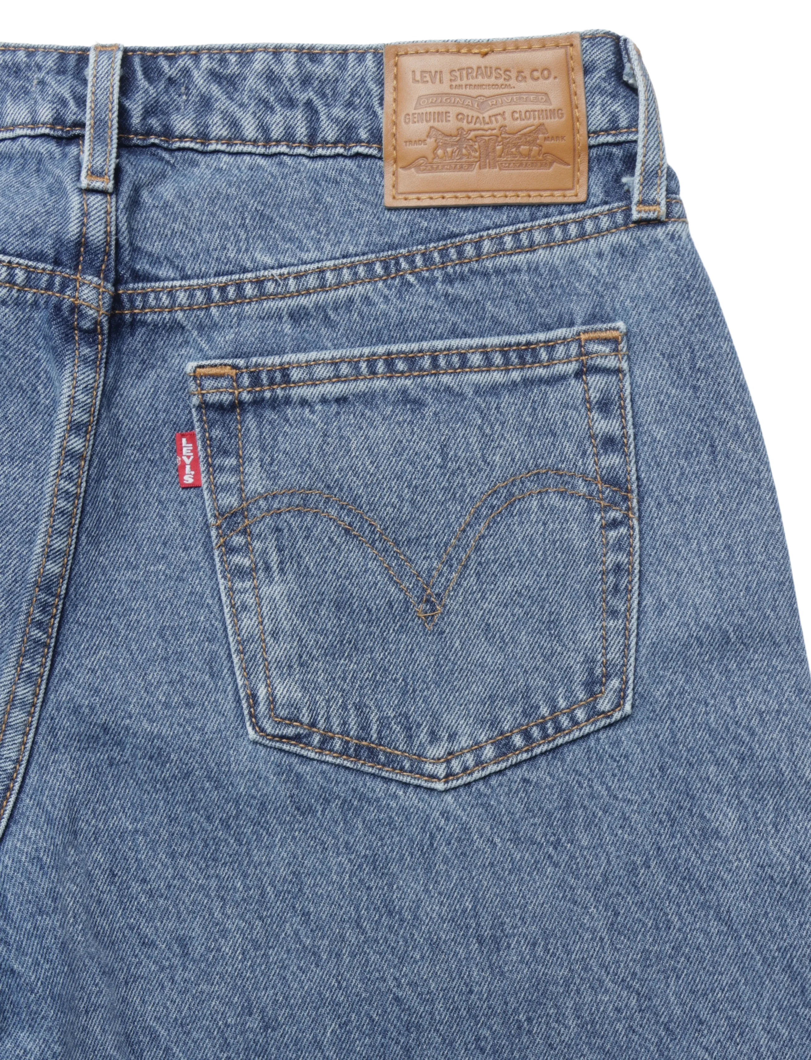 Levi's® - LOW STRAIGHT REAL RECOGNIZE RE - med indigo - worn in - 4