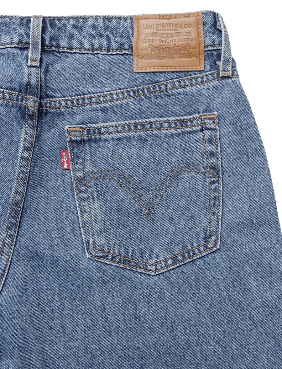 Levi's® - LOW STRAIGHT REAL RECOGNIZE RE - straight jeans - med indigo - worn in - 4