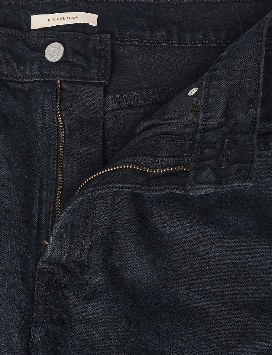 Levi's® - RIBCAGE FLARE H226 SLIGHT NIGH - flared jeans - blacks - 3