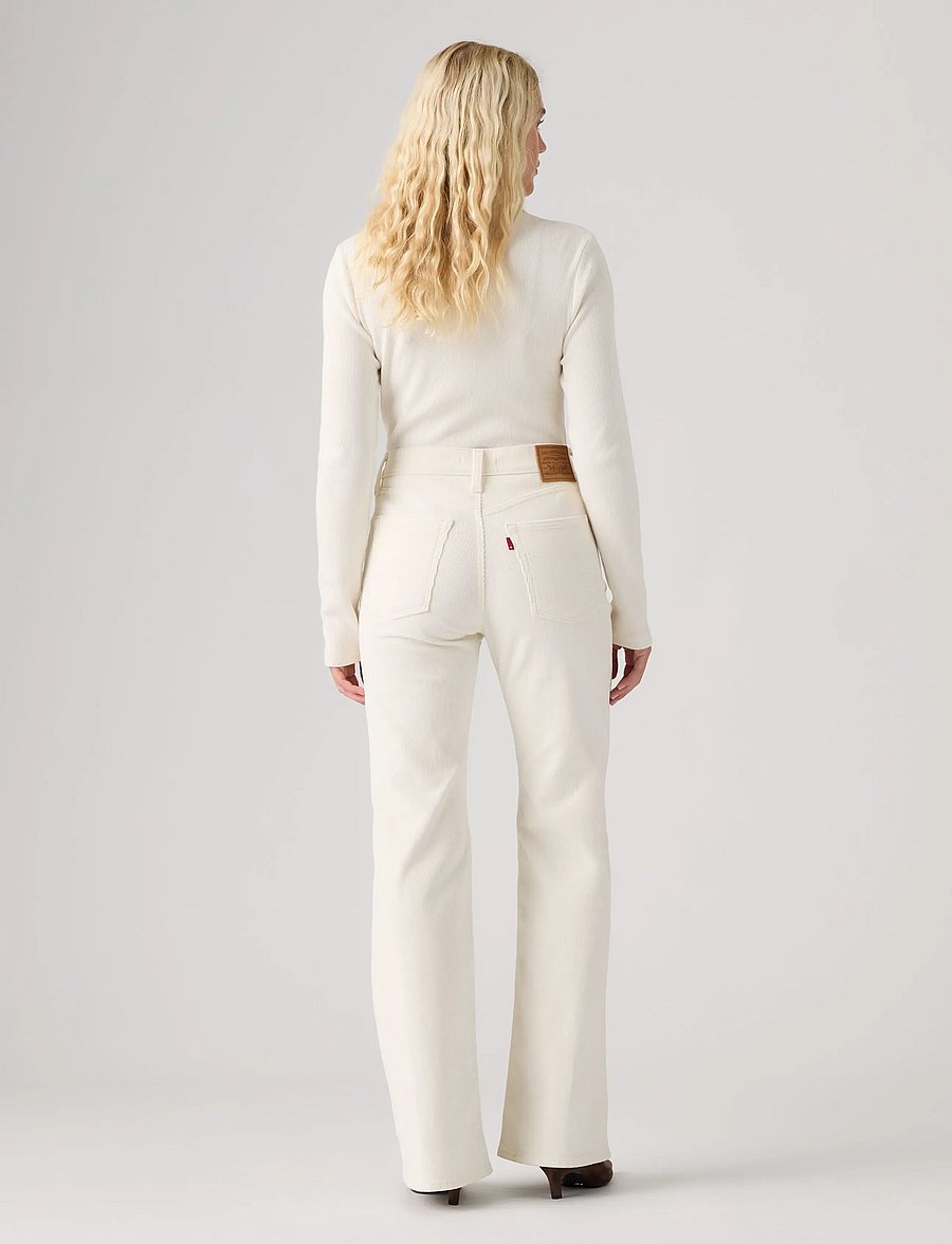 Levi's® - RIBCAGE FLARE H226 EGRET - alt laiad teksad - whites - 4