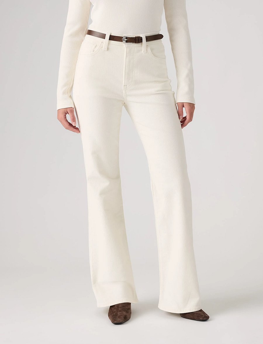 Levi's® - RIBCAGE FLARE H226 EGRET - alt laiad teksad - whites - 5