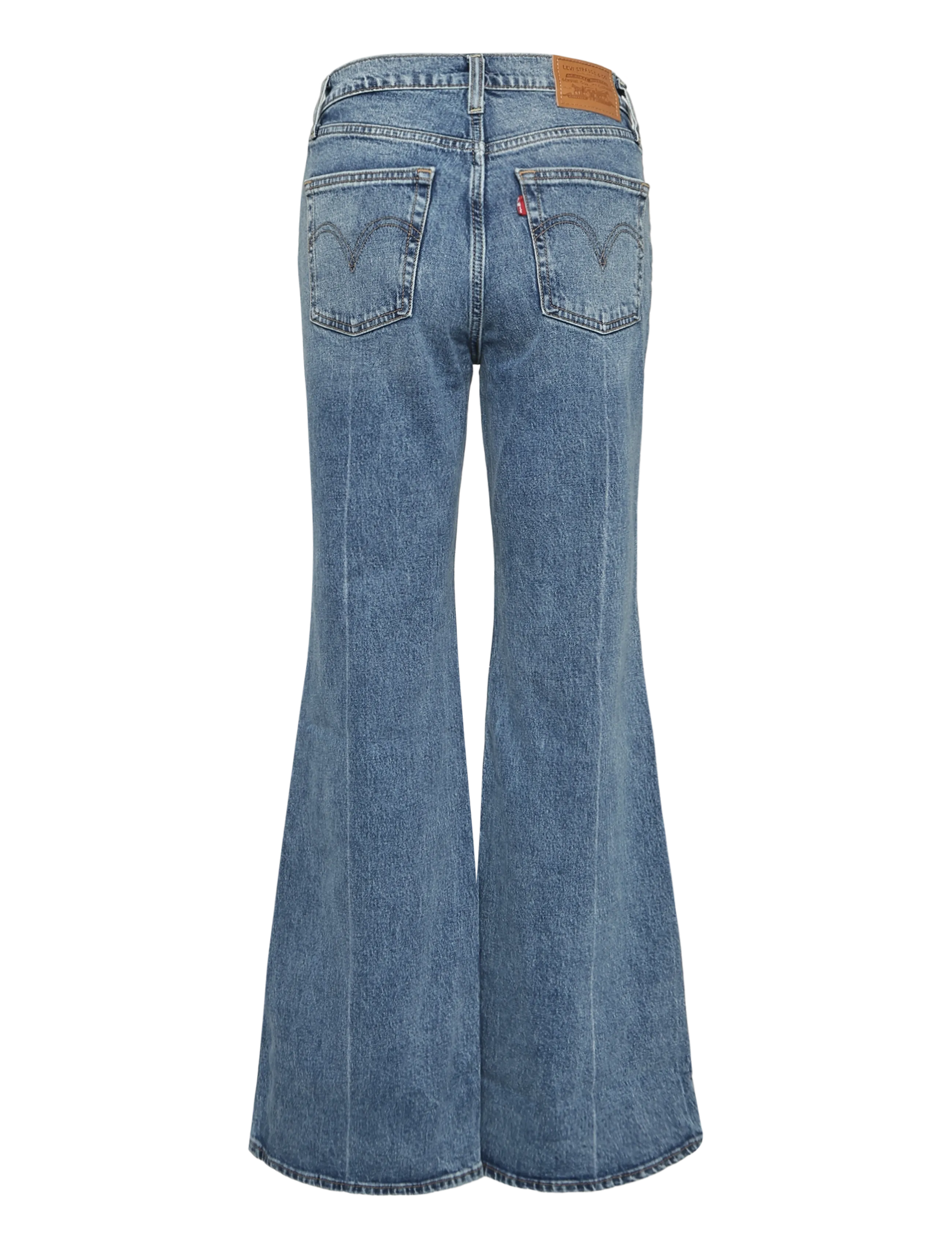 Levi's® - RIBCAGE FLARE H226 SWEET NOON - med indigo - worn in - 2