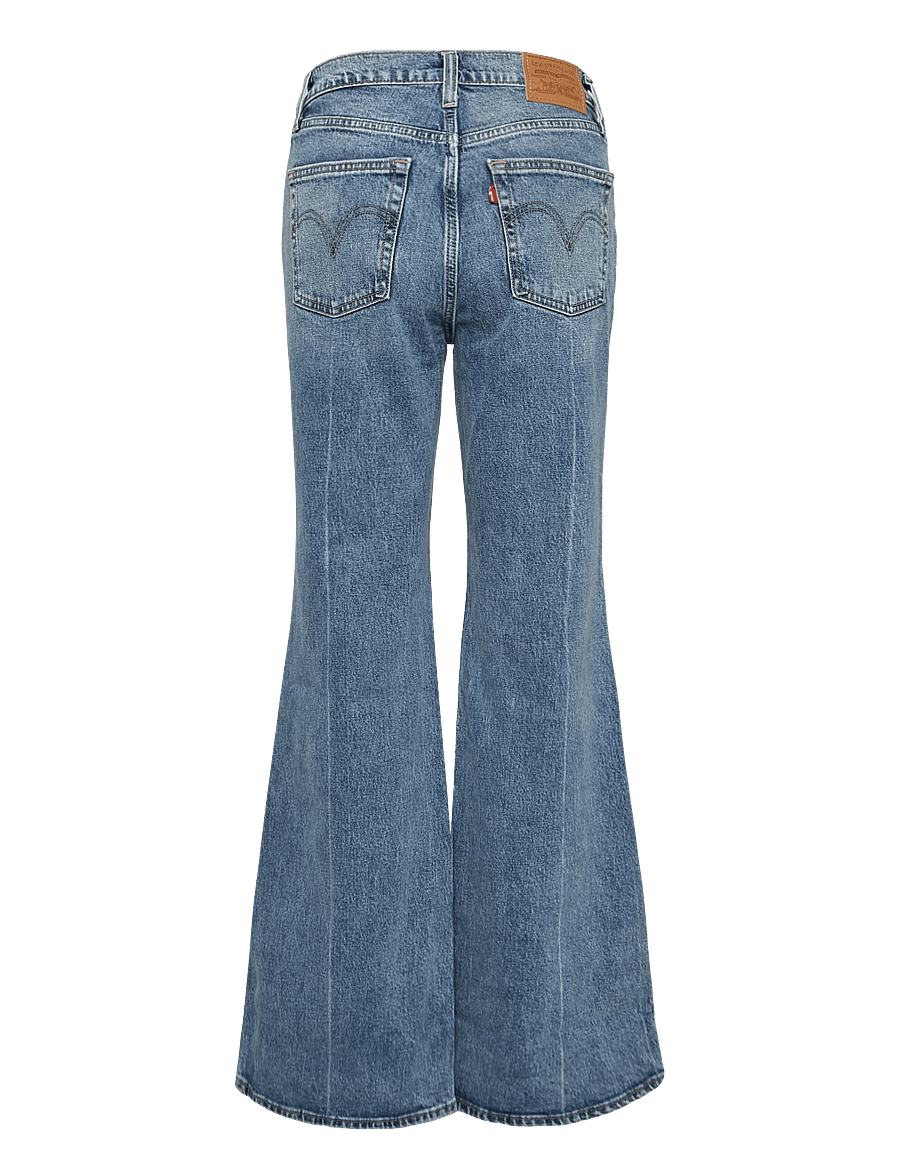 Levi's® - RIBCAGE FLARE H226 SWEET NOON - alt laiad teksad - med indigo - worn in - 2