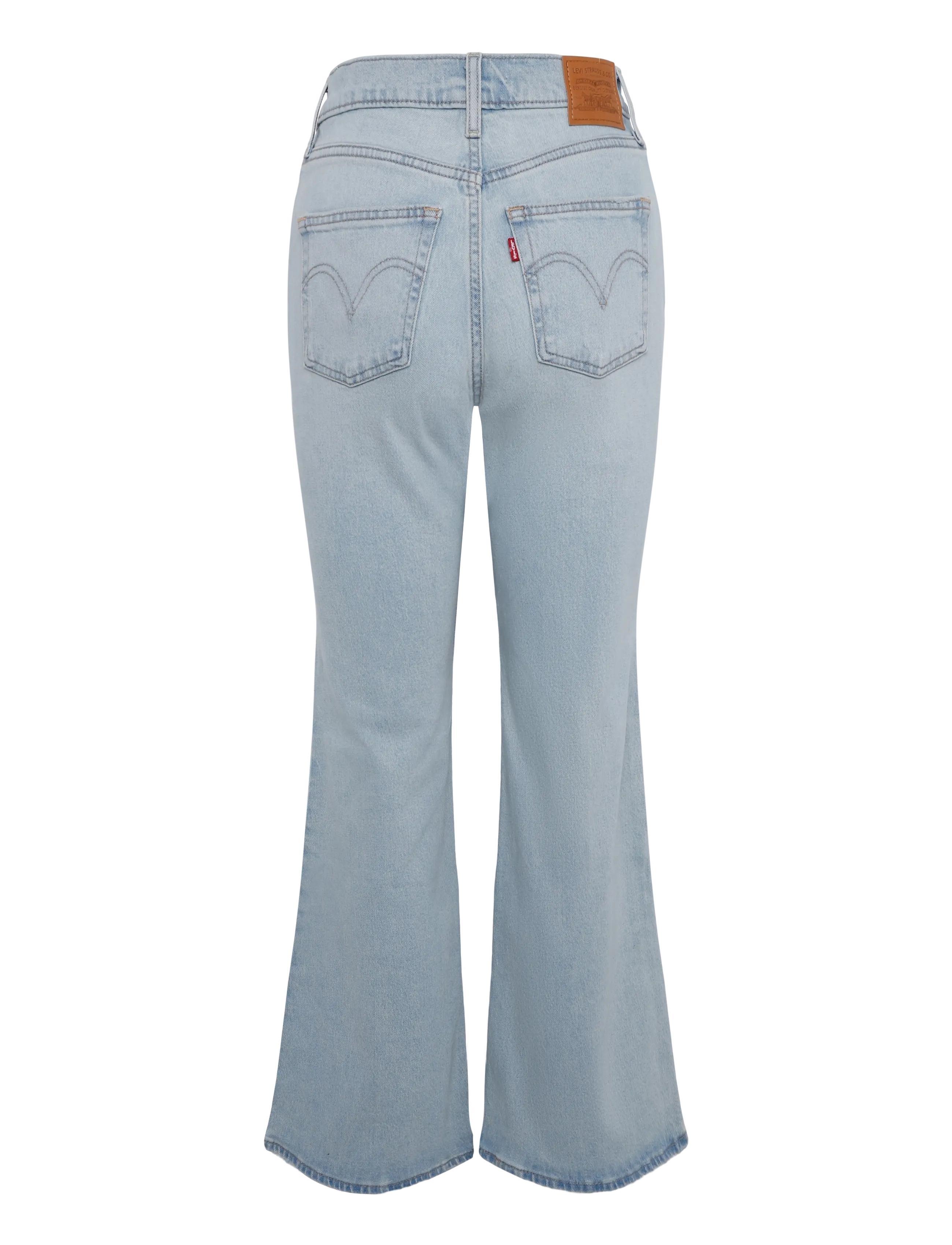 Levi's® - RIBCAGE FLARE H226 BELINDAS LI - light indigo - worn in - 1