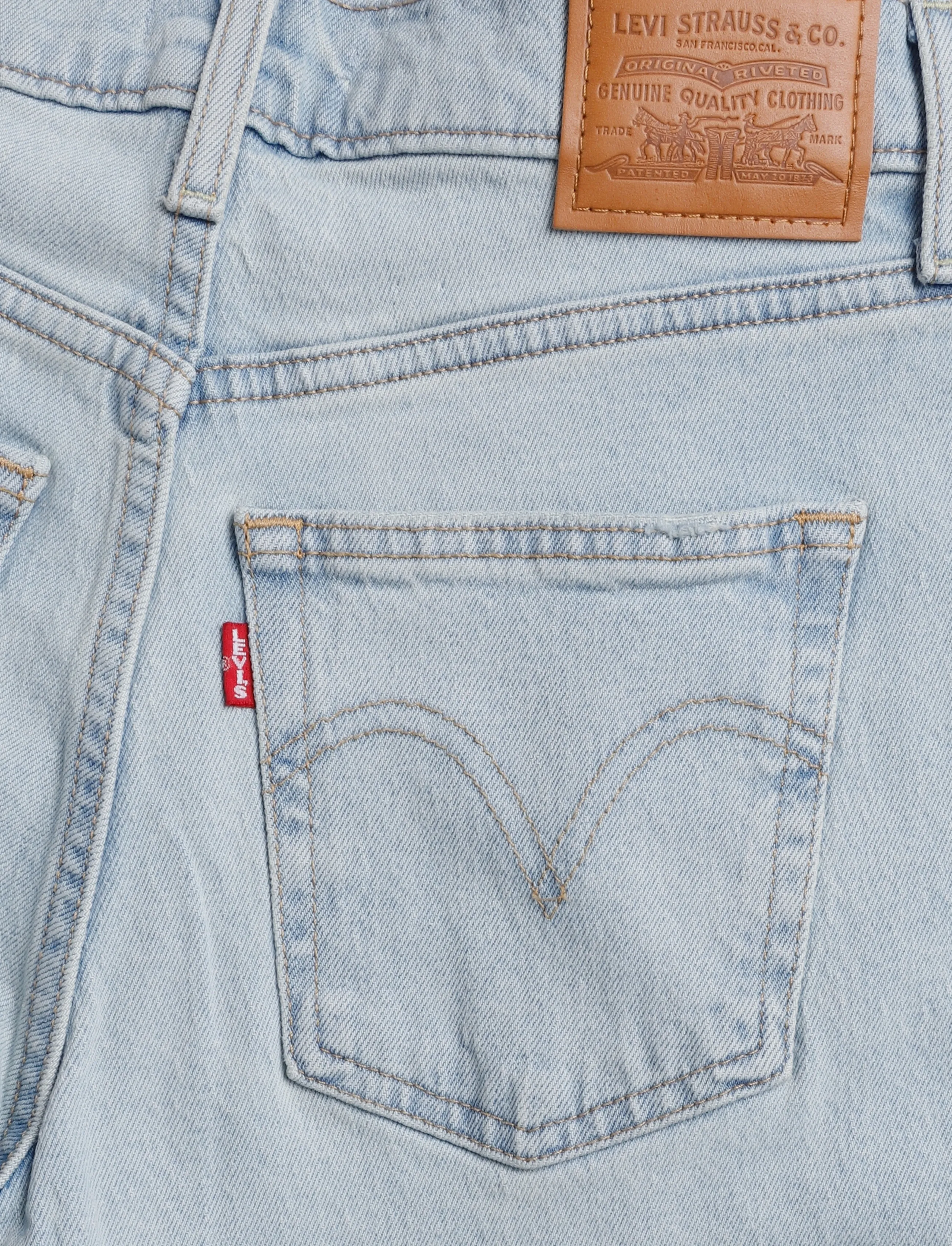Levi's® - RIBCAGE FLARE H226 BELINDAS LI - light indigo - worn in - 4