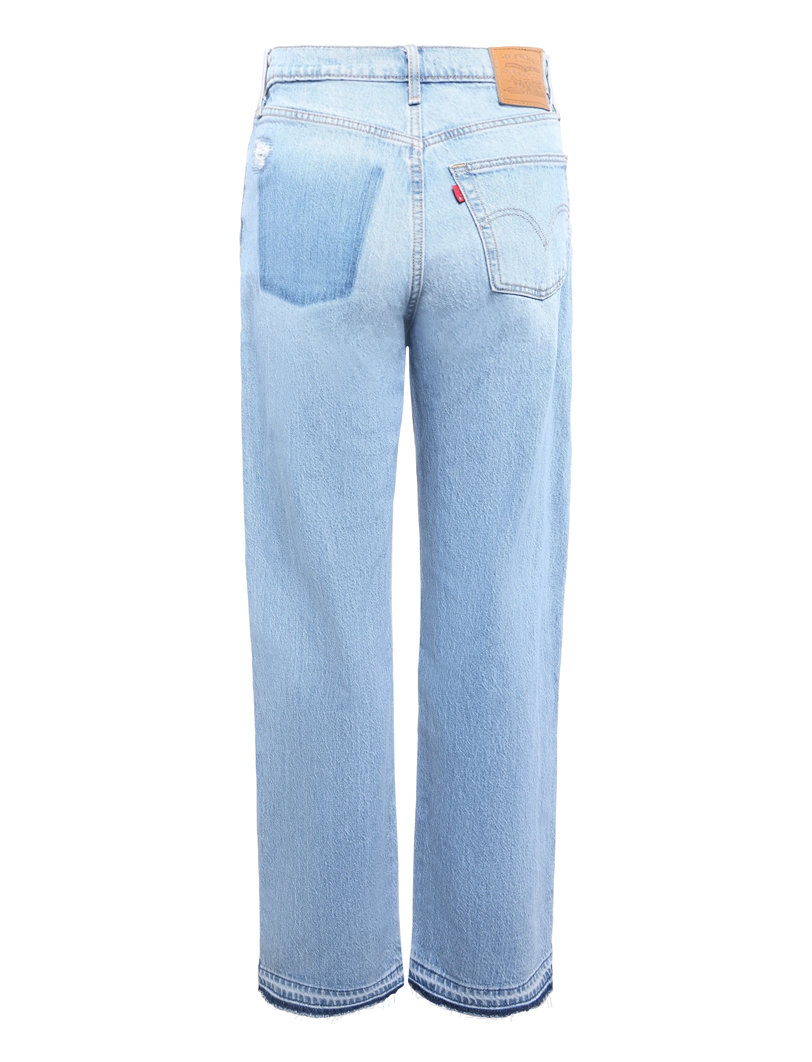 Levi's® - RIBCAGE FULL LENGTH RECRAFTED - mom jeans - med indigo - worn in - 1