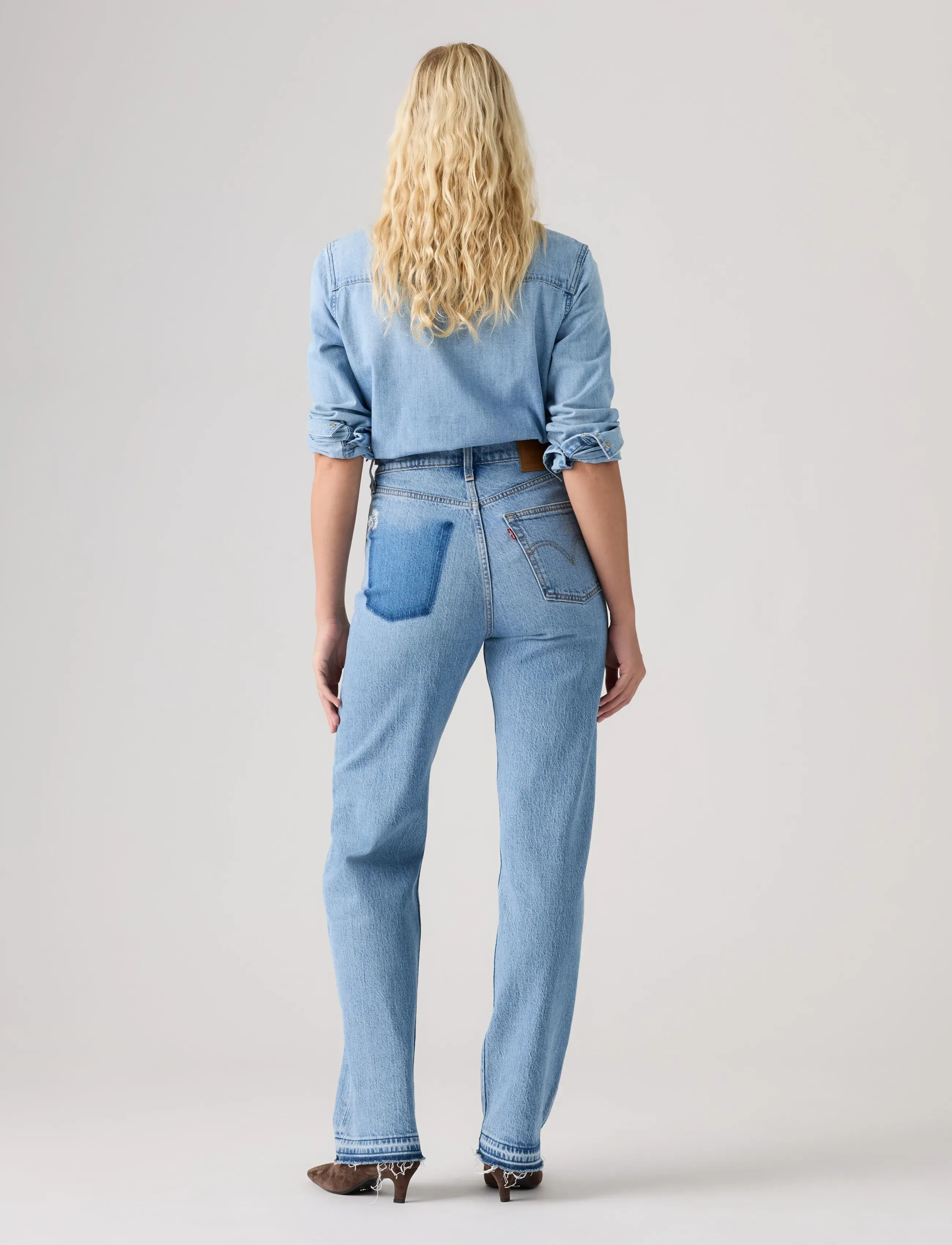 LEVIS ® Ribcage Full Length Recrafted jeans dam – bild 3