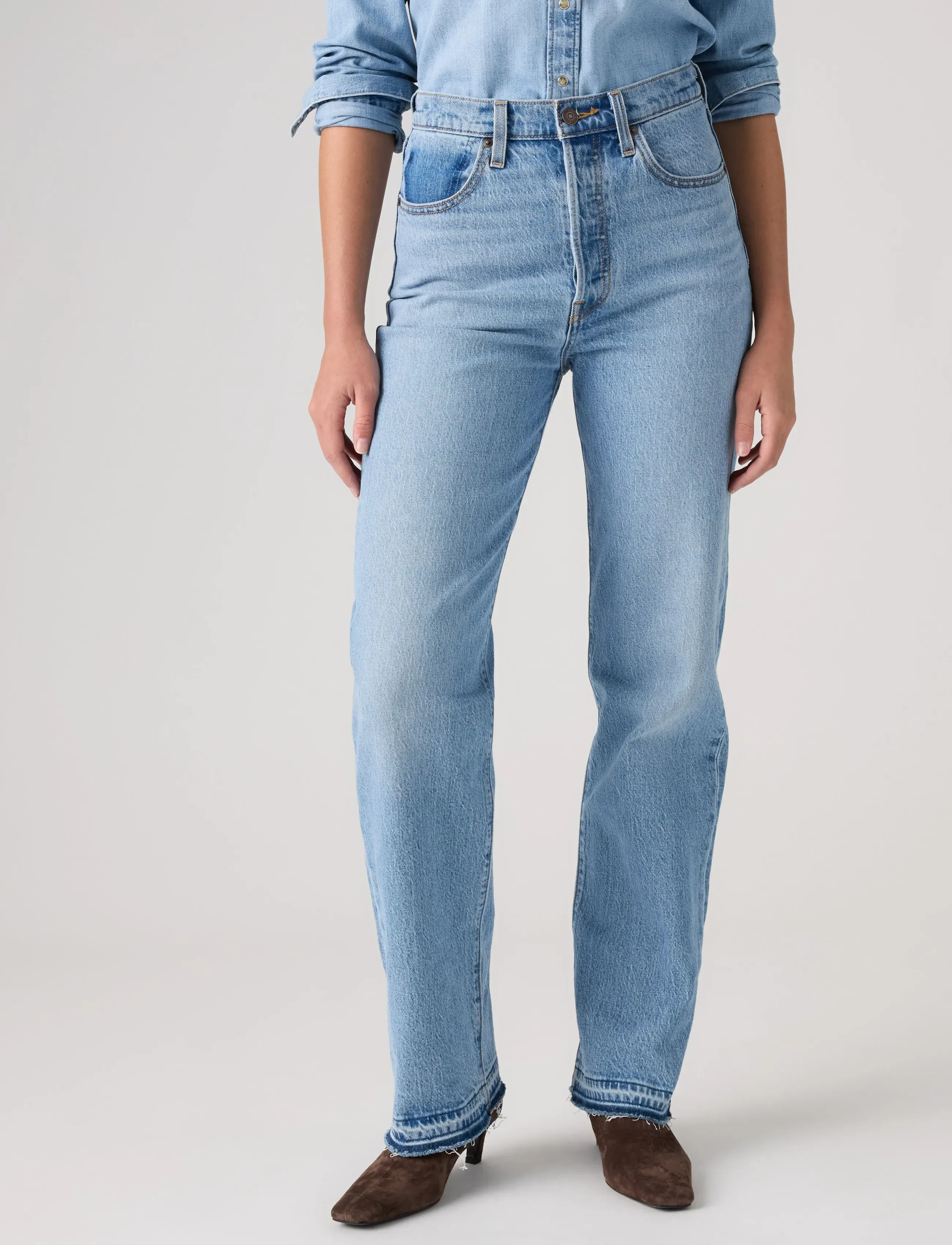 LEVIS ® Ribcage Full Length Recrafted jeans dam – bild 4