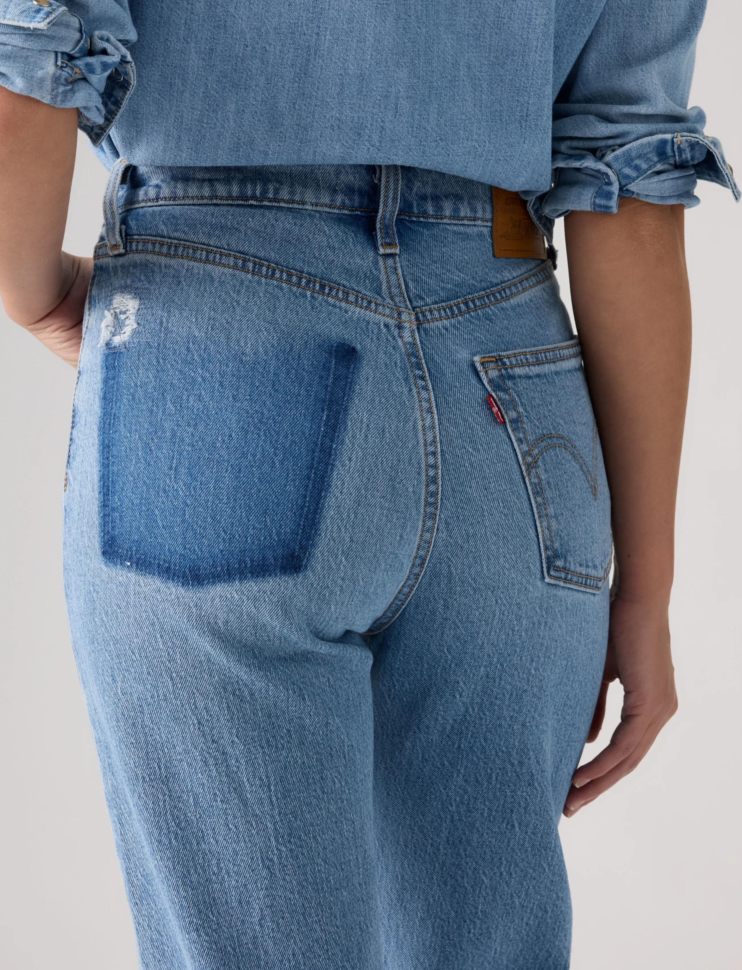 LEVIS ® Ribcage Full Length Recrafted jeans dam – bild 5