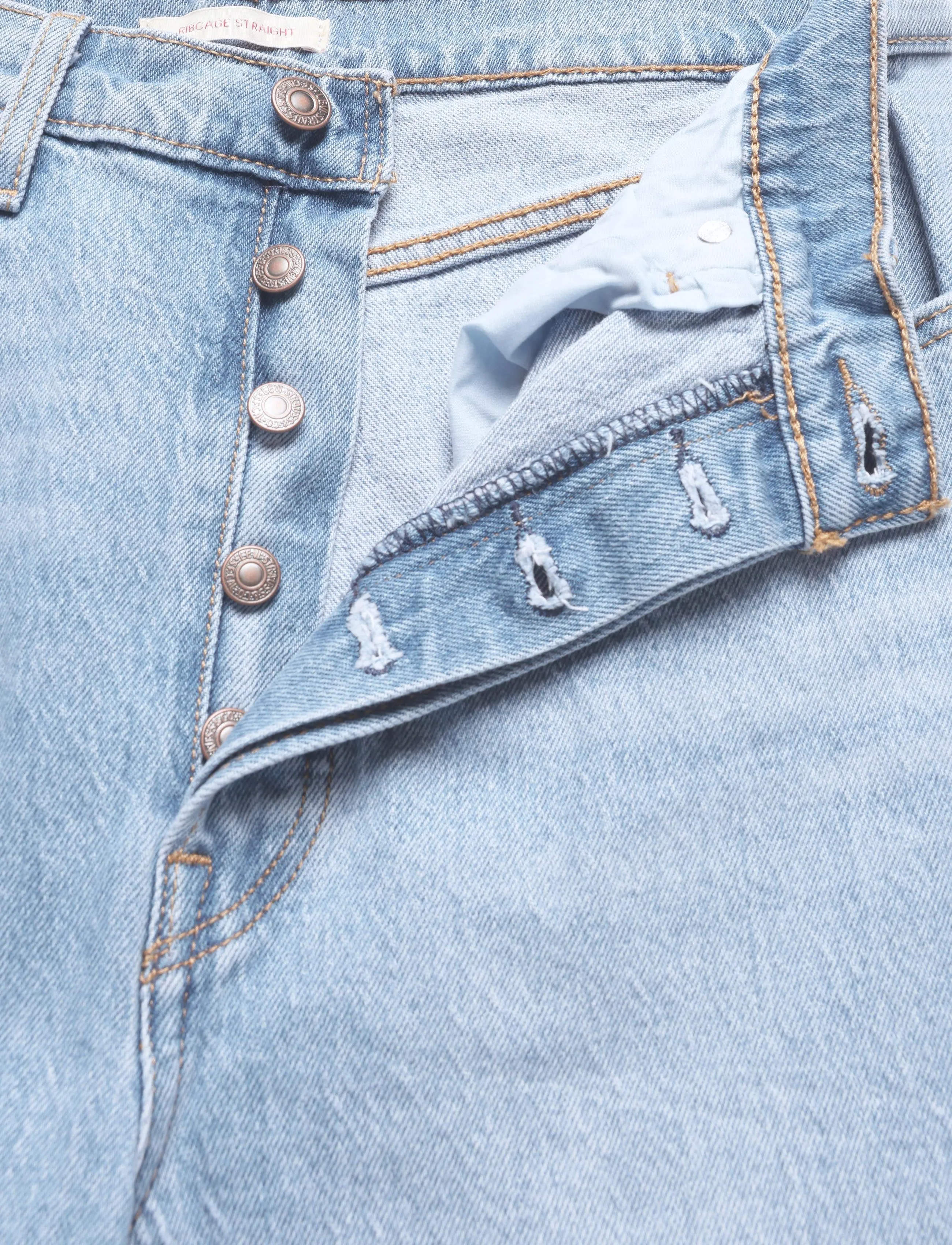 Levi's® - RIBCAGE FULL LENGTH RECRAFTED - mom jeans - med indigo - worn in - 3
