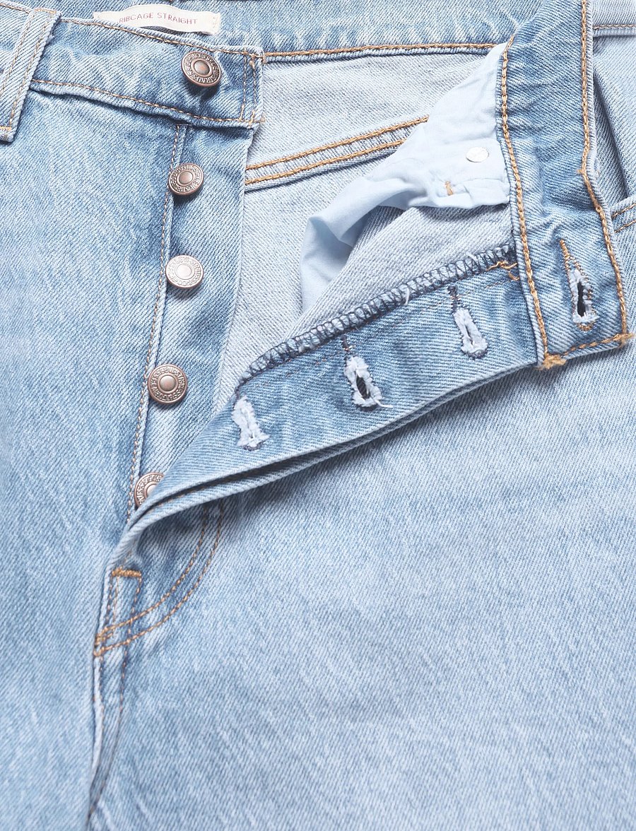 Levi's® - RIBCAGE FULL LENGTH RECRAFTED - mom jeans - med indigo - worn in - 3