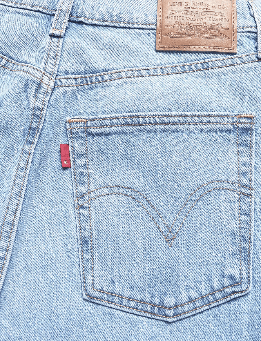 Levi's® - RIBCAGE FULL LENGTH RECRAFTED - mom jeans - med indigo - worn in - 4