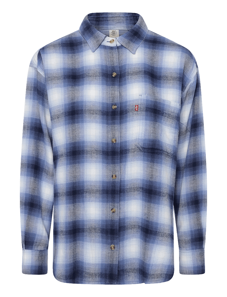Levi's® - NASH FLANNEL SHIRT VESA SHADOW - långärmade skjortor - blues - 1