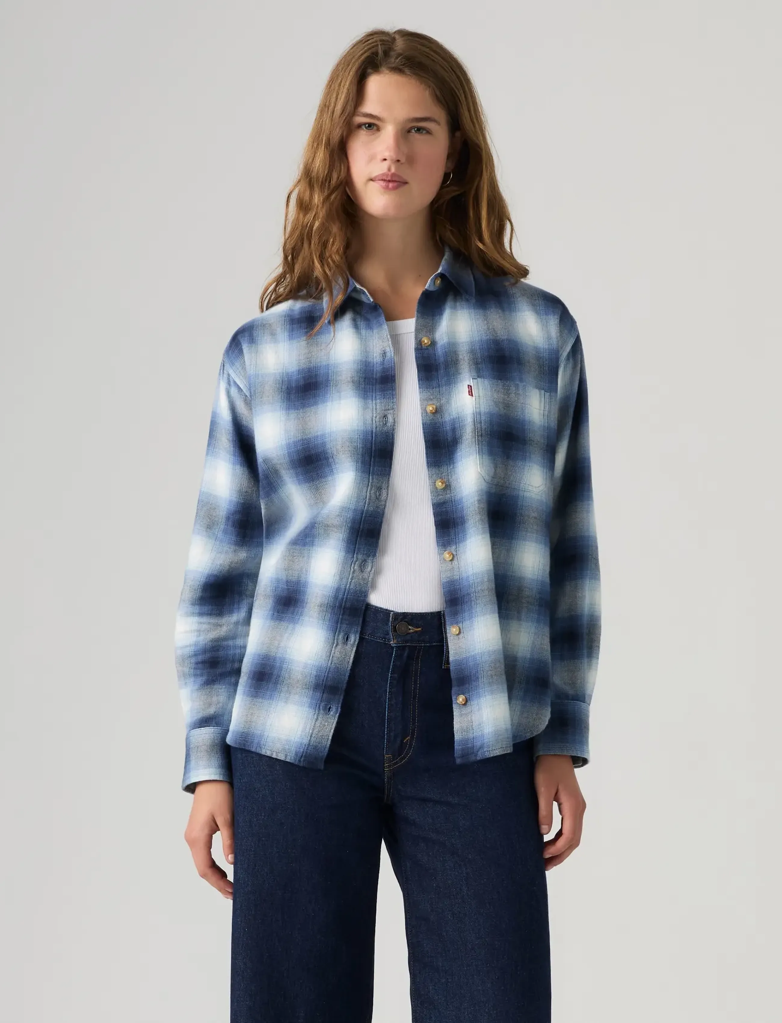 Levi's® - NASH FLANNEL SHIRT VESA SHADOW - blues - 3
