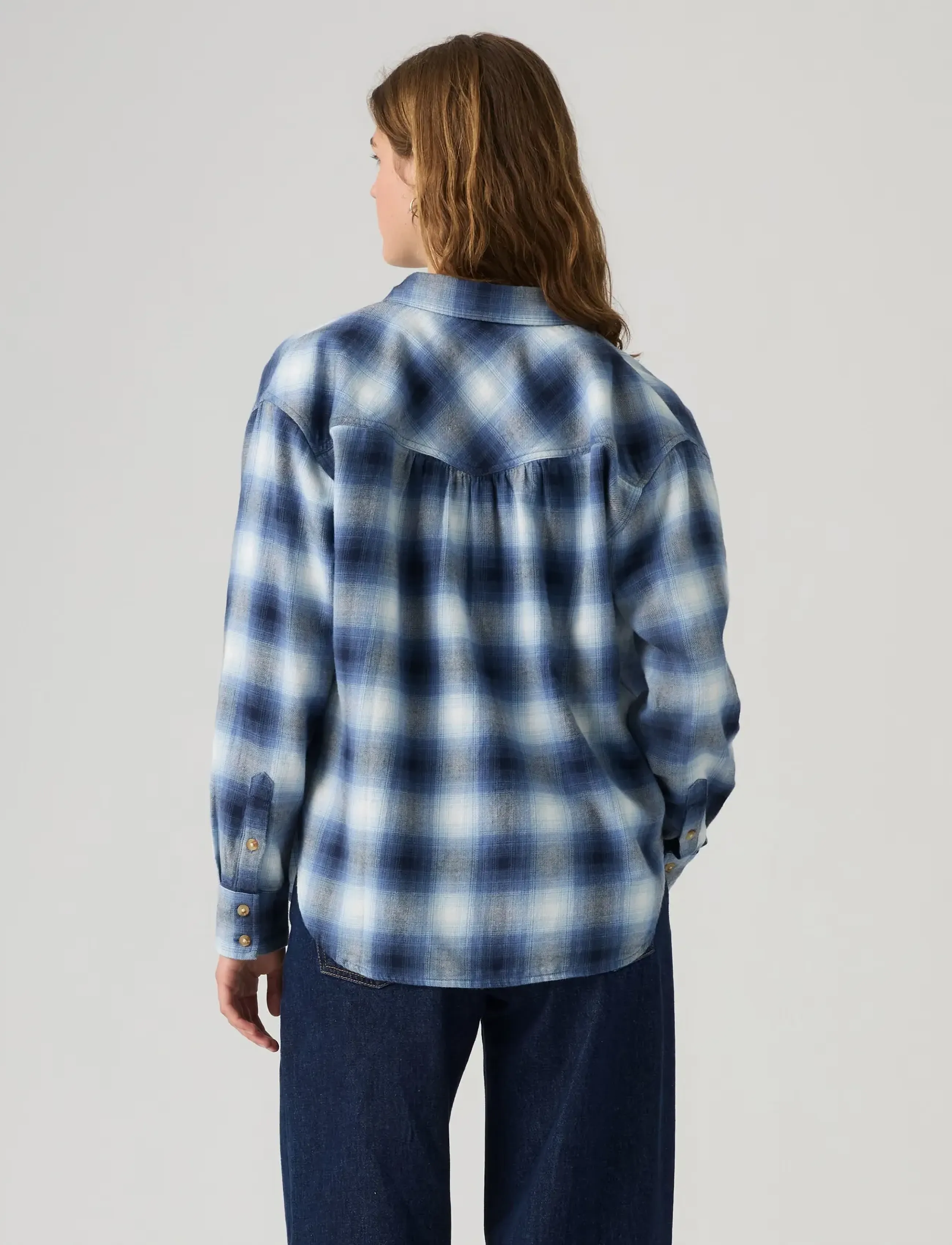 Levi's® - NASH FLANNEL SHIRT VESA SHADOW - blues - 4