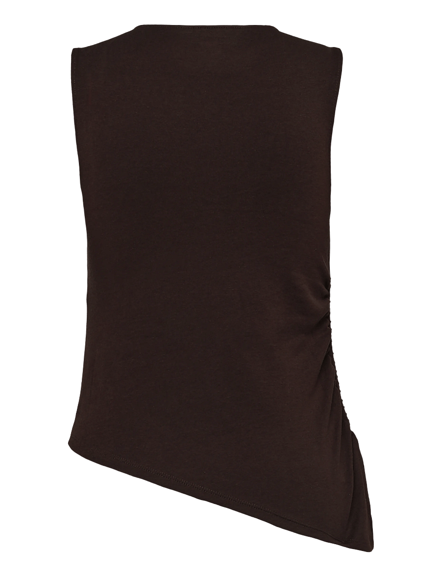 Levi's® - ALILA ASYMMETRICAL SL TOP JAVA - linnen - browns - 1