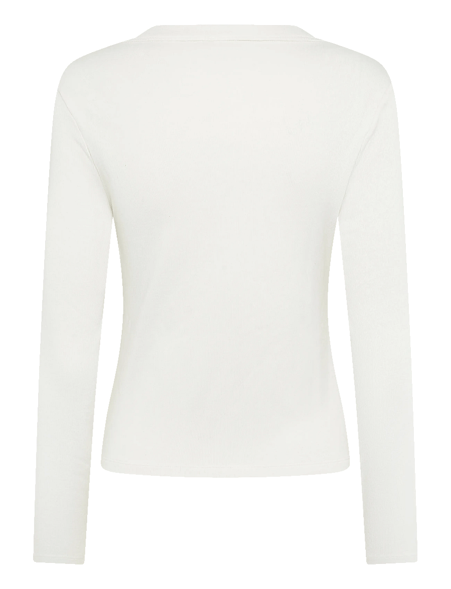 Levi's® - ESSENTIAL LS HENLEY EGRET - kampsunid - whites - 1