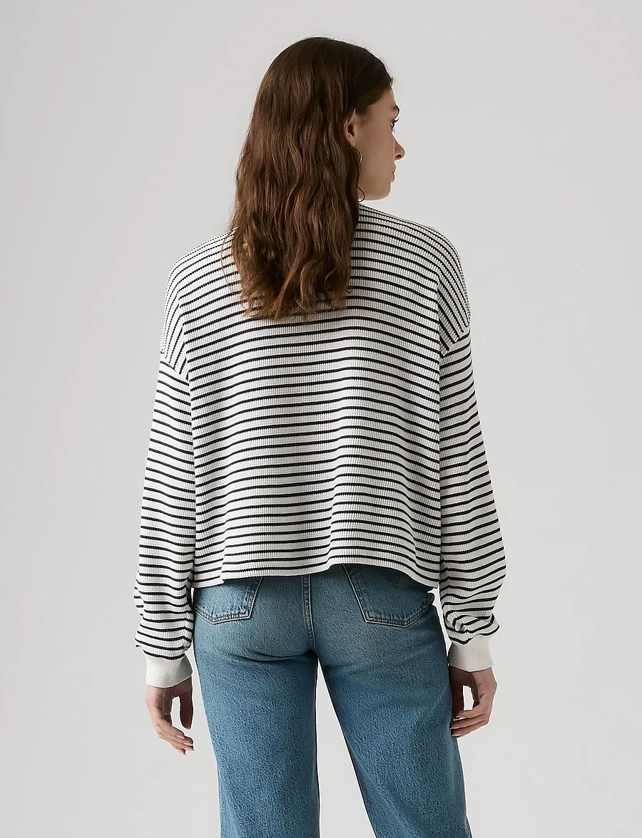 Levi's® - DRY GOODS RELAXED LS HENLEY JA - striktrøjer - blues - 4