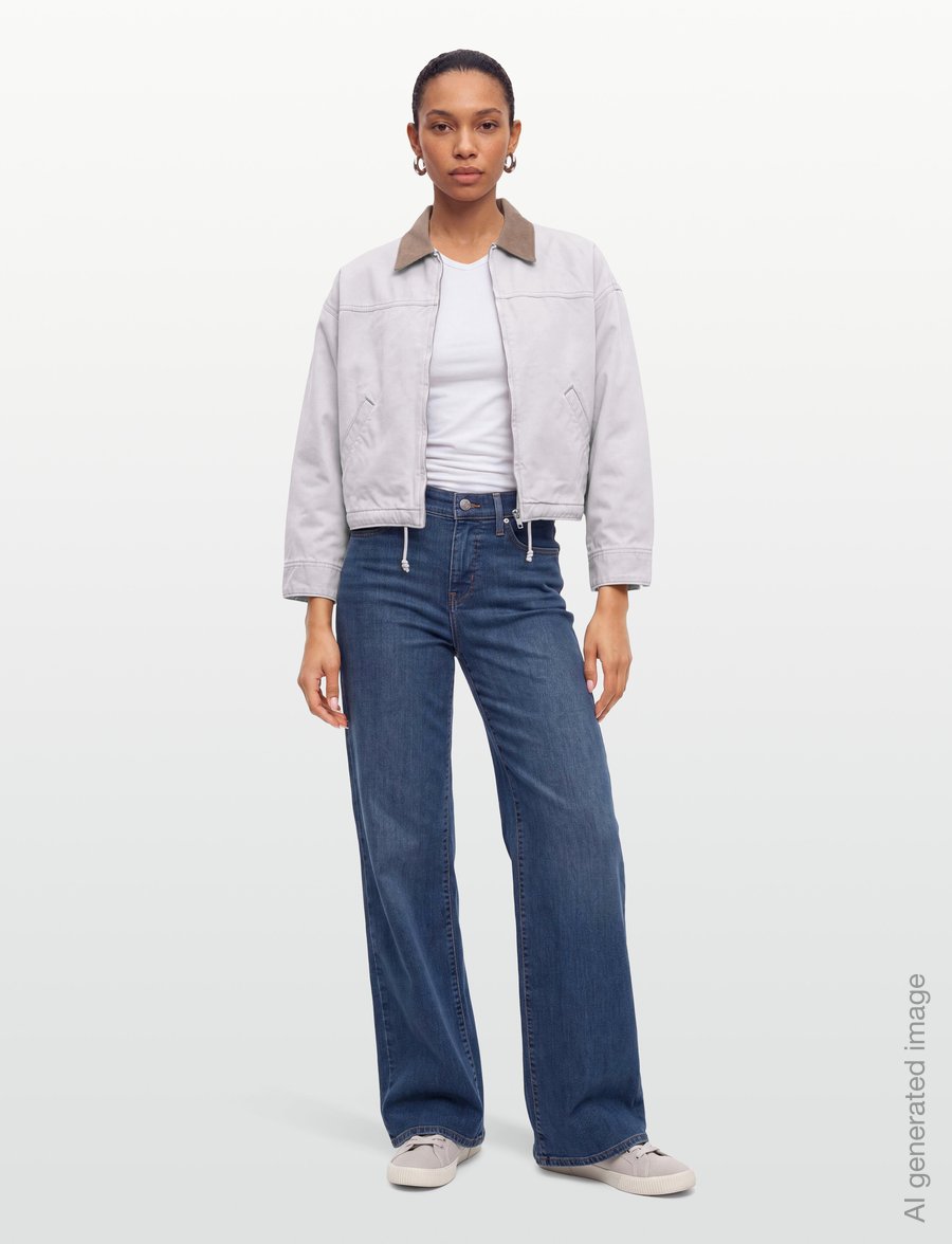 Levi's® - LOOSE WORKWEAR JACKET CANVAS V - utility jackets - greys - 0